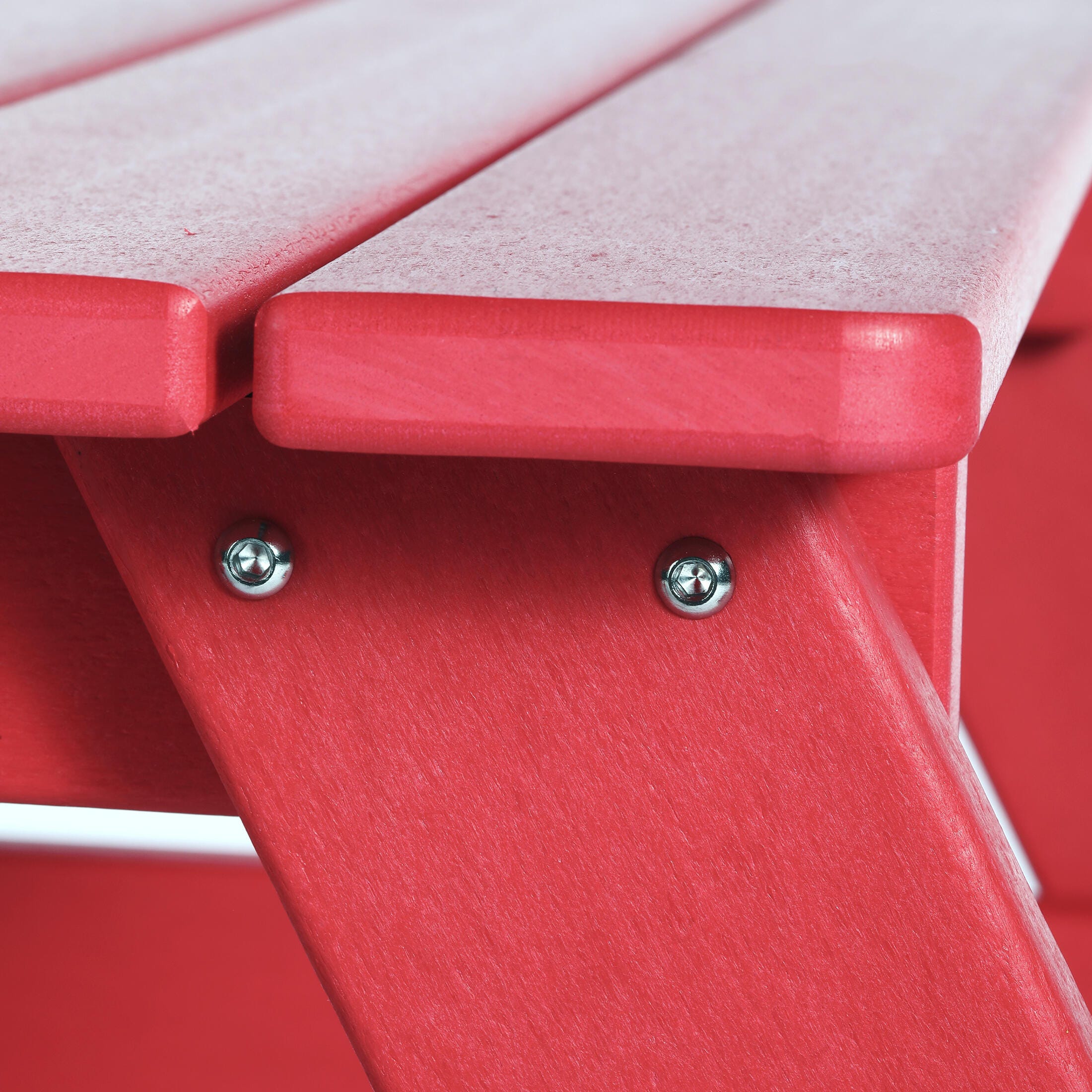 Westin Furniture Laguna Outdoor Picnic Table, Red, large