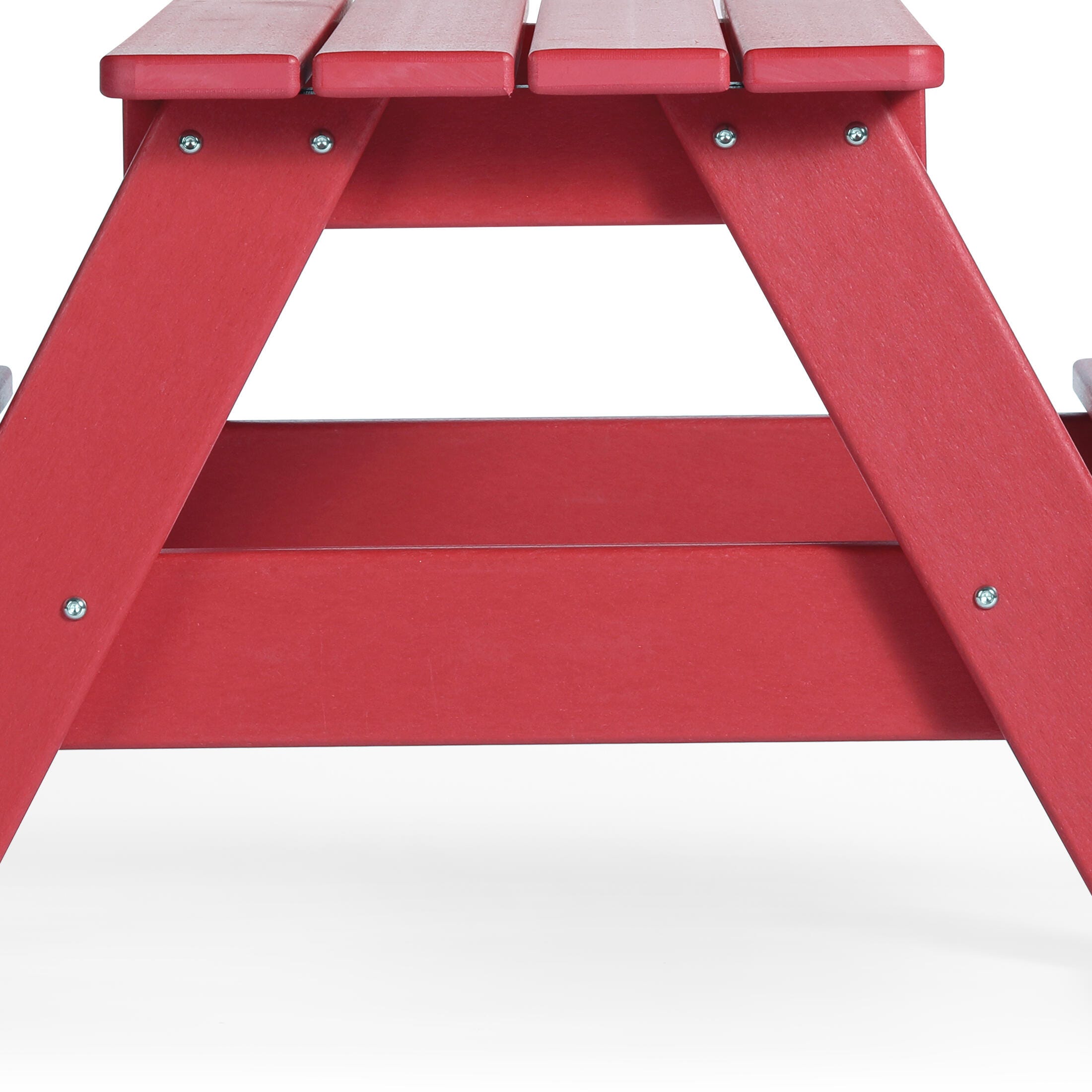 Westin Furniture Laguna Outdoor Picnic Table, Red, large