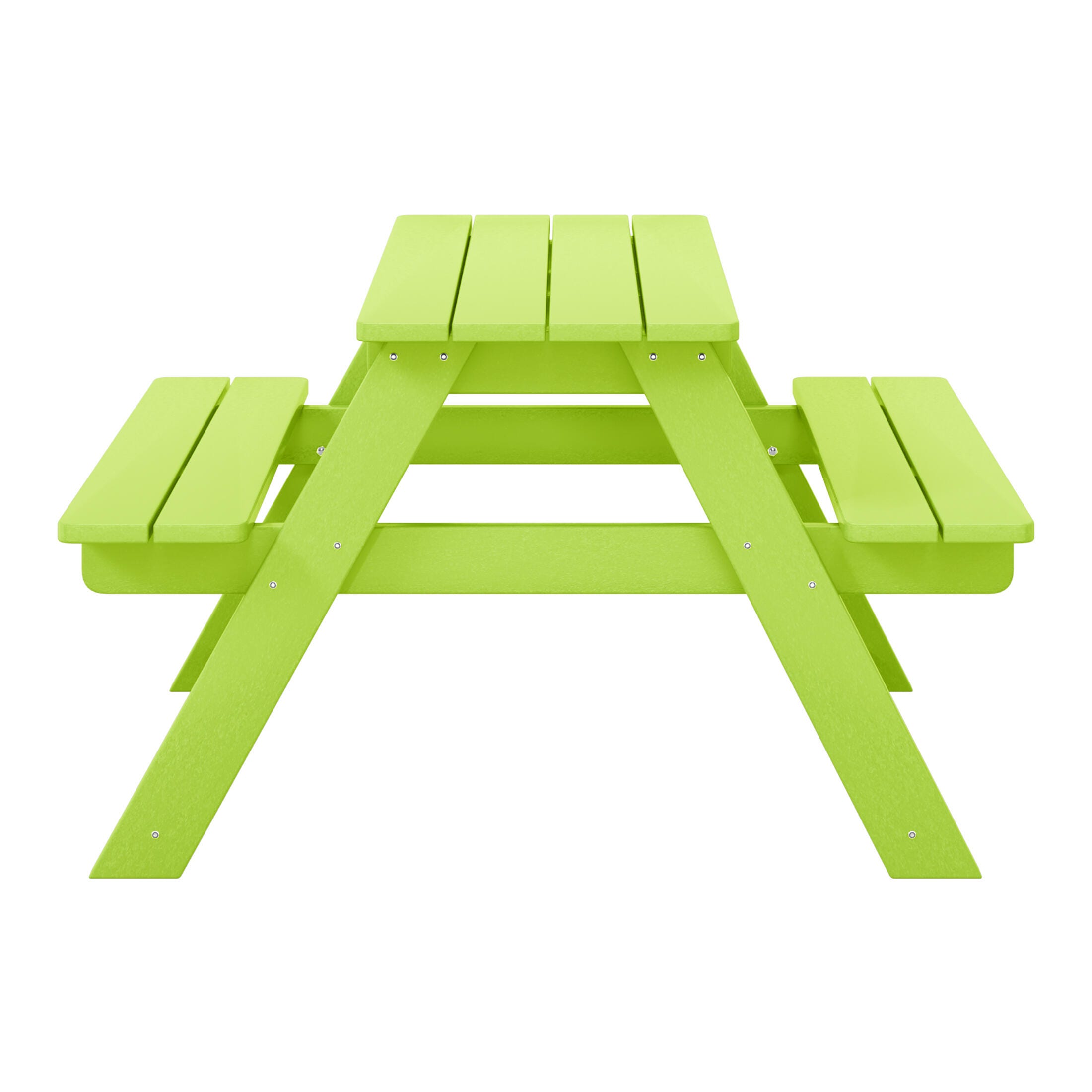 Westin Furniture Laguna Outdoor Picnic Table, Lime, large