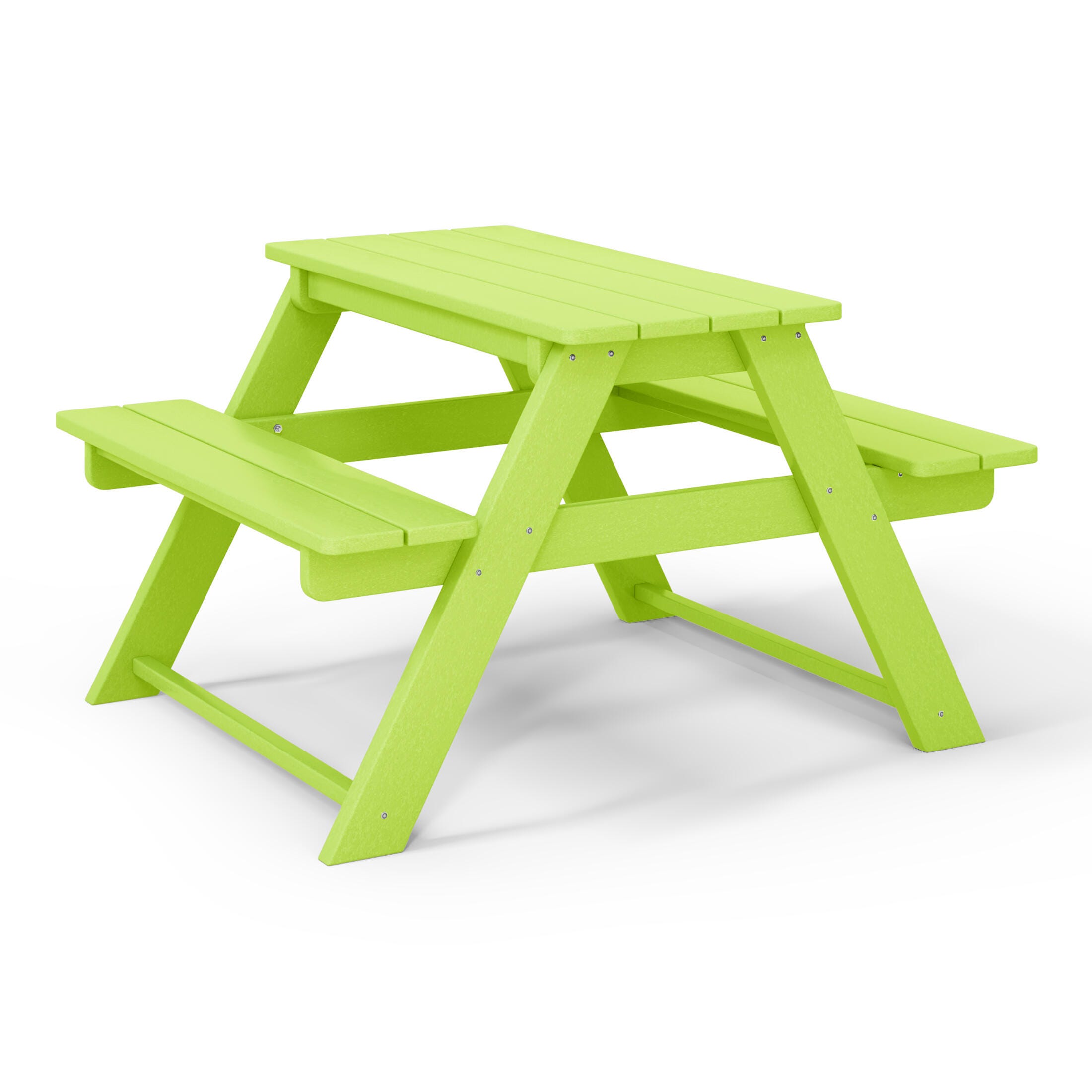 Westin Furniture Laguna Outdoor Picnic Table, Lime, large