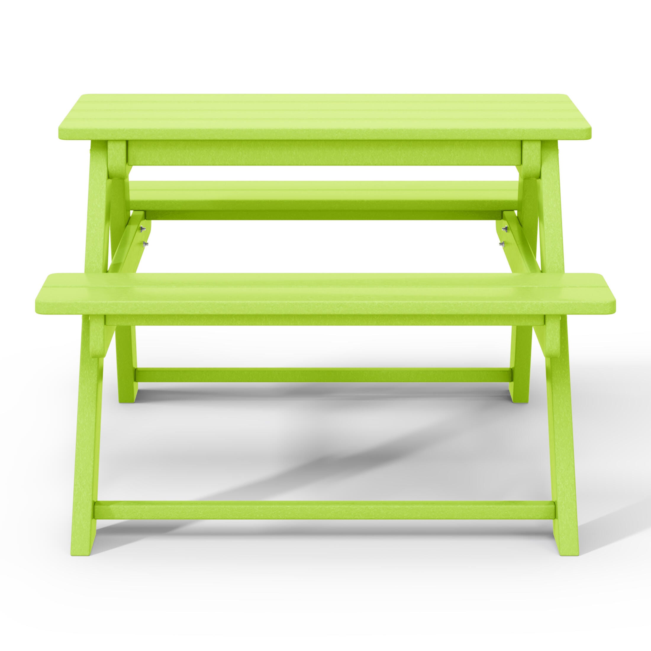 Westin Furniture Laguna Outdoor Picnic Table, Lime, large