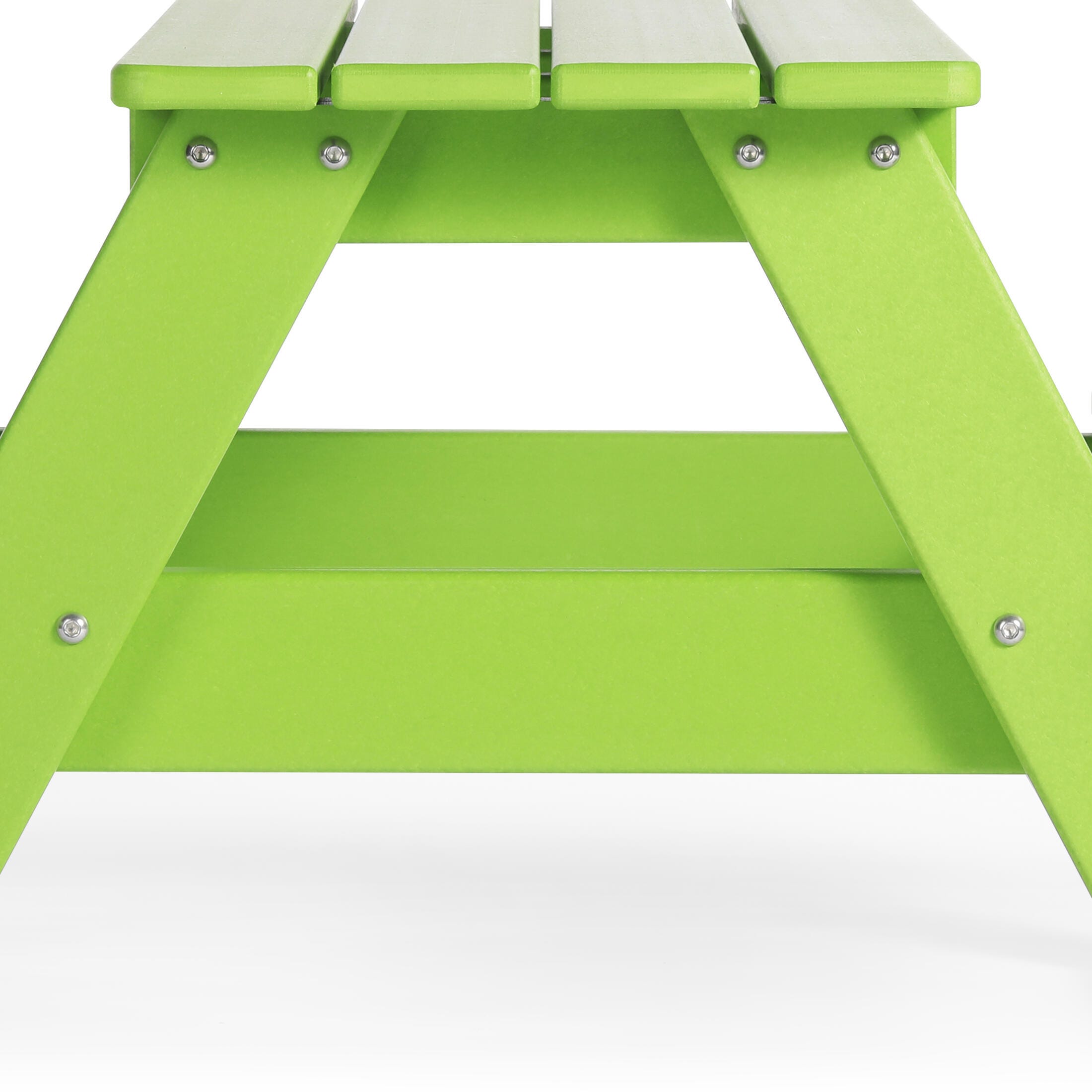 Westin Furniture Laguna Outdoor Picnic Table, Lime, large