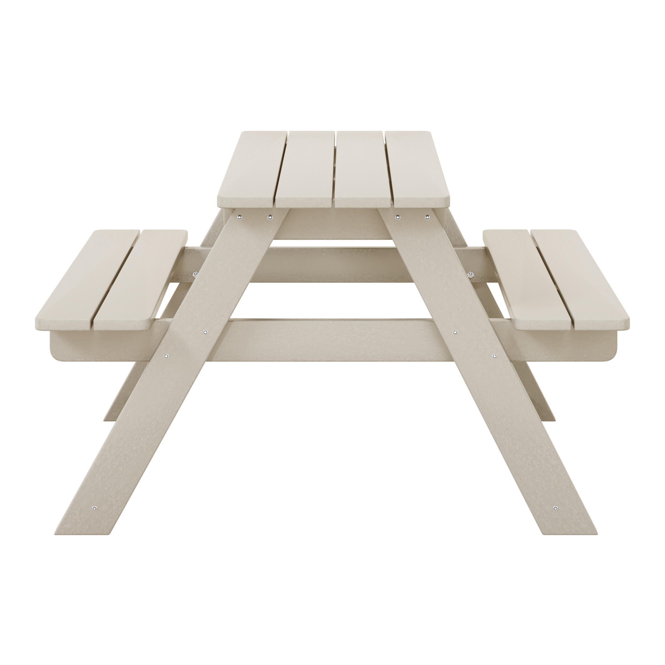 Westin Furniture Laguna Outdoor Picnic Table, Sand, large