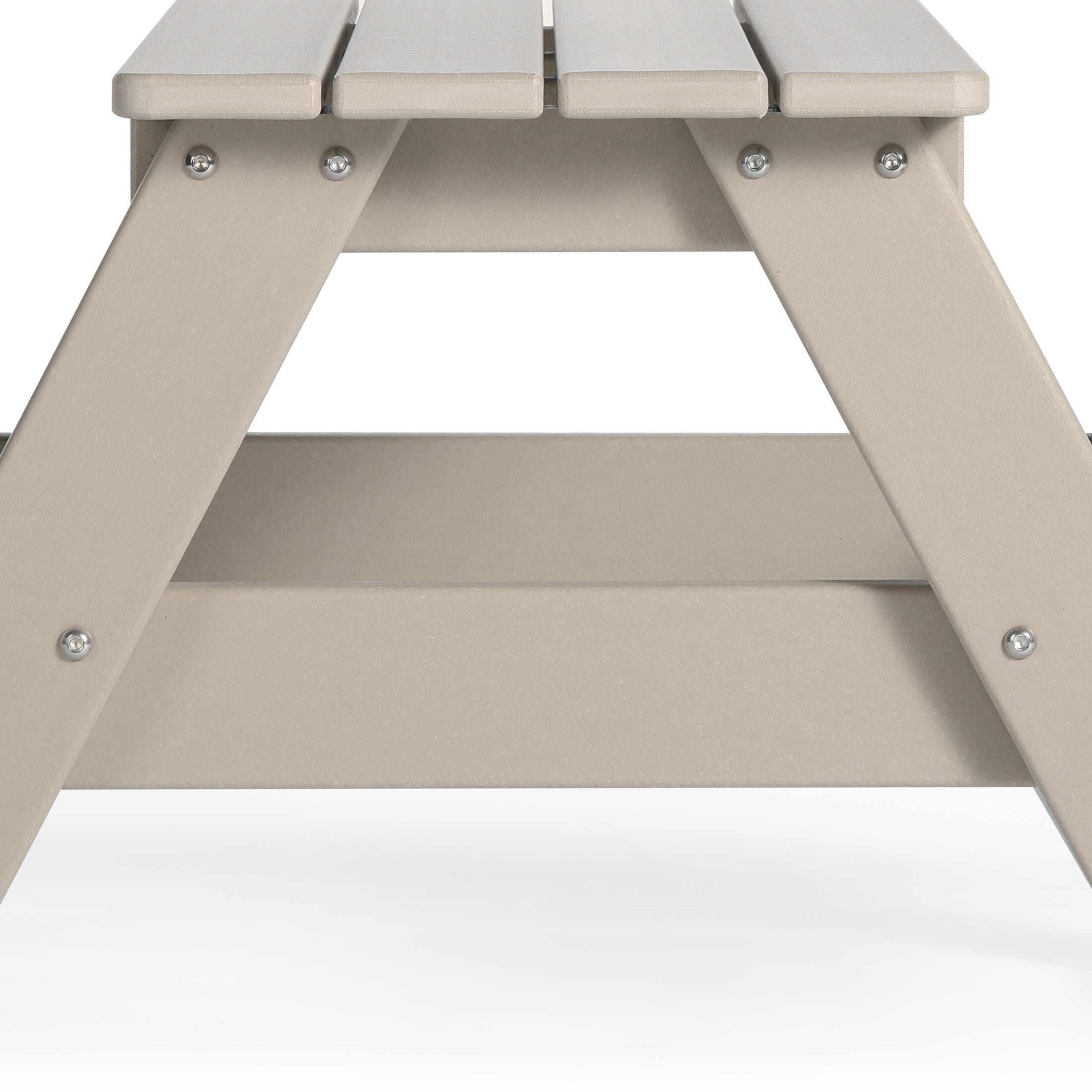 Westin Furniture Laguna Outdoor Picnic Table, Sand, large