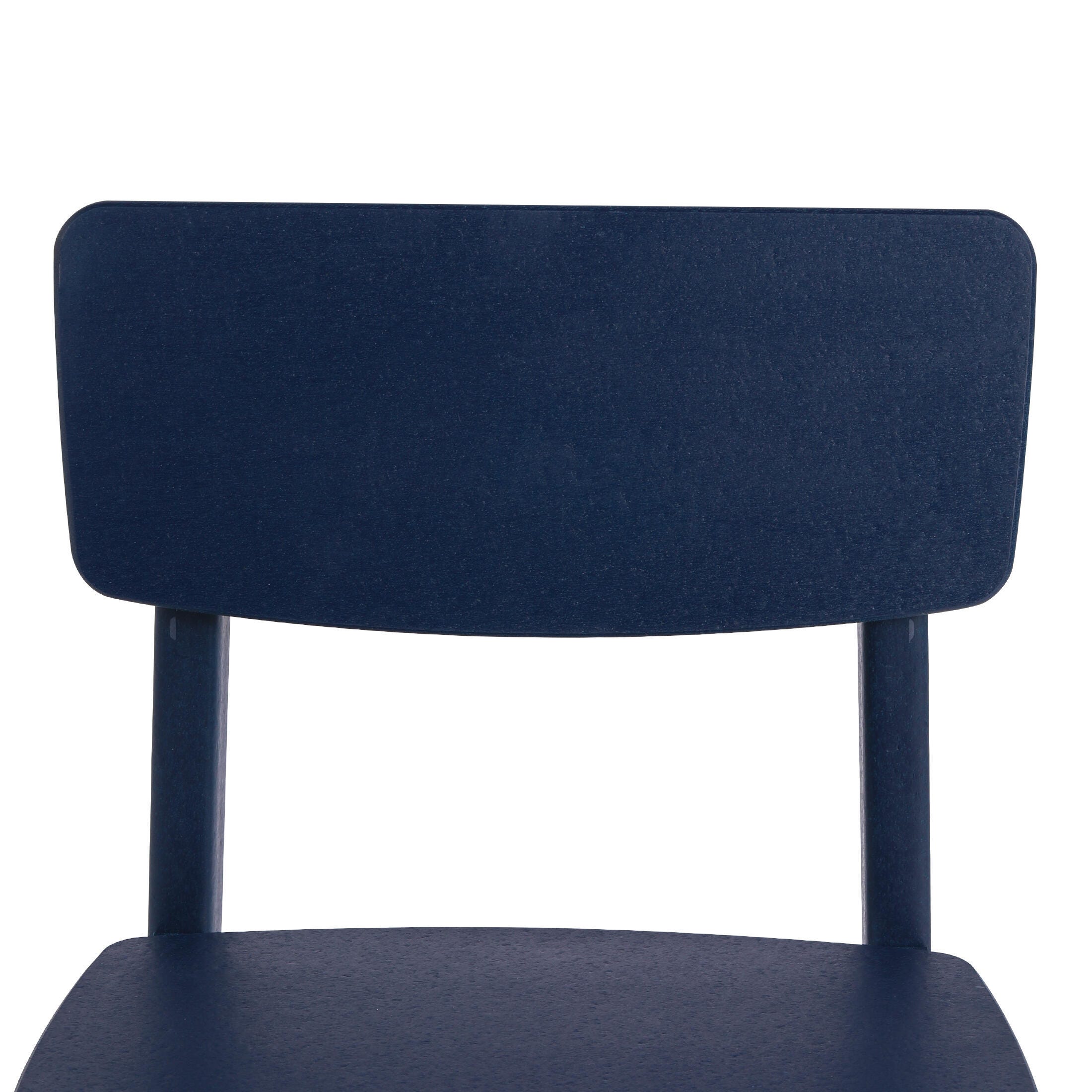 Westin Furniture Modern Mini Outdoor Dining Chair (Set of 2), Navy Blue, large