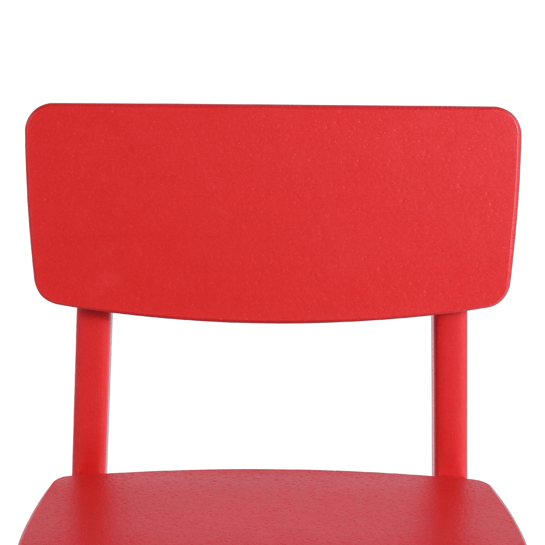 Westin Furniture Modern Mini Outdoor Dining Chair (Set of 2), Red, large