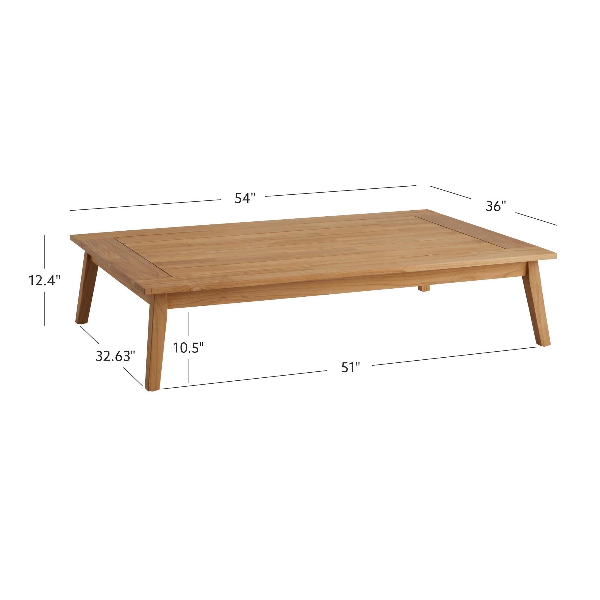 Linon Colette Outdoor Coffee Table, , large