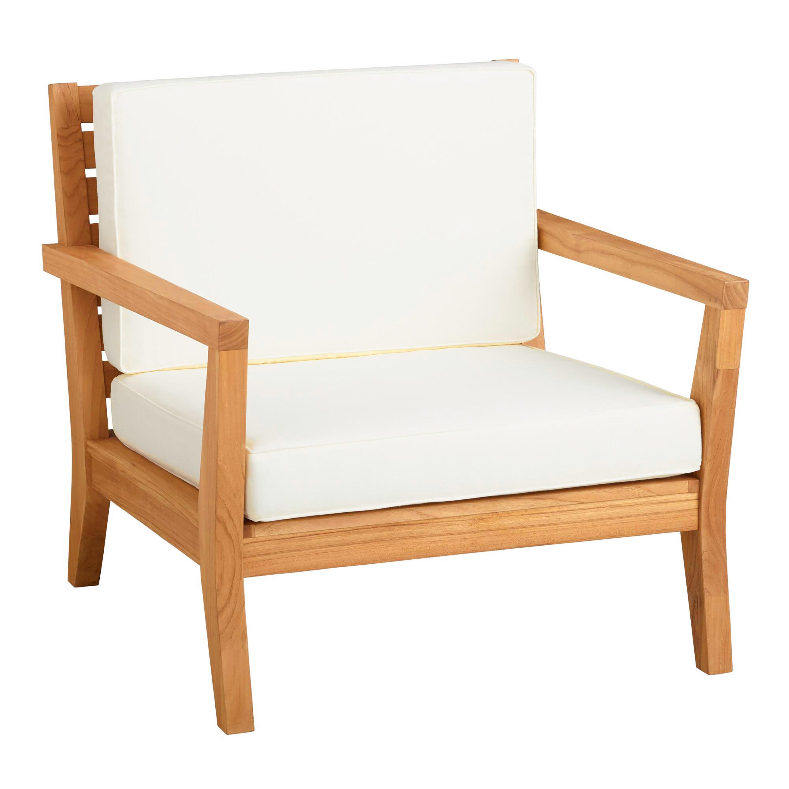 Linon Cary Outdoor Arm Chair With Cushions, , large