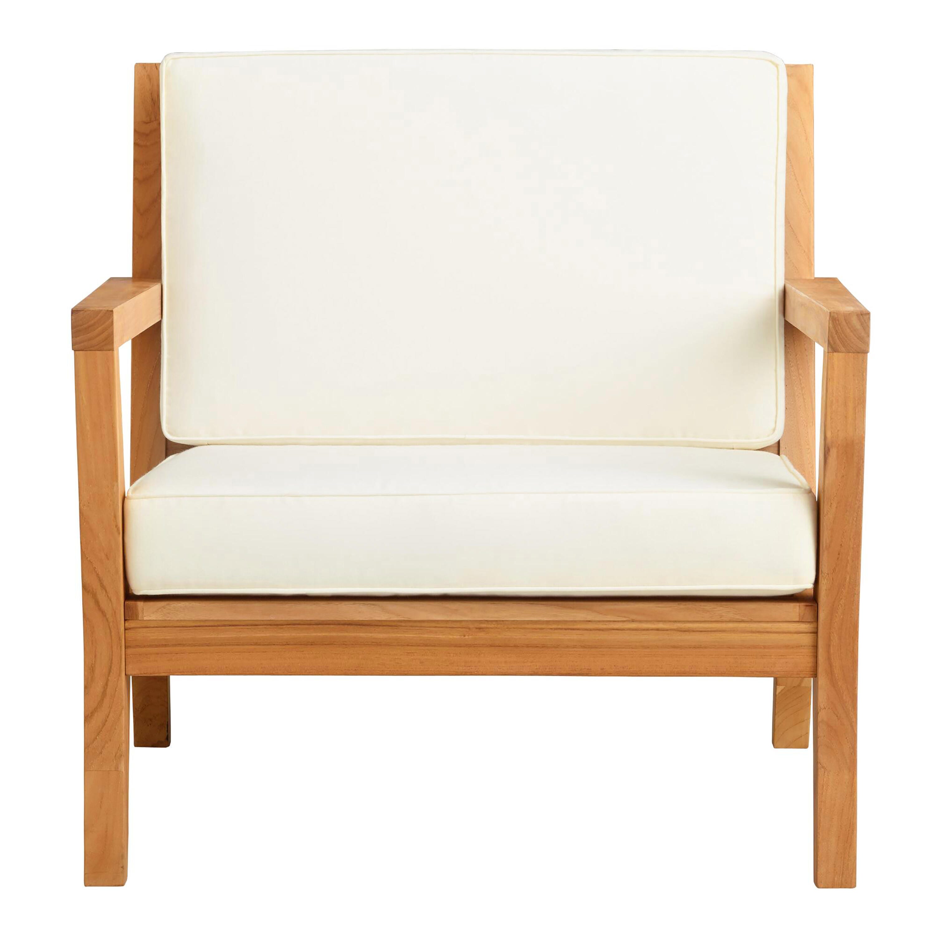 Linon Cary Outdoor Arm Chair With Cushions, , large