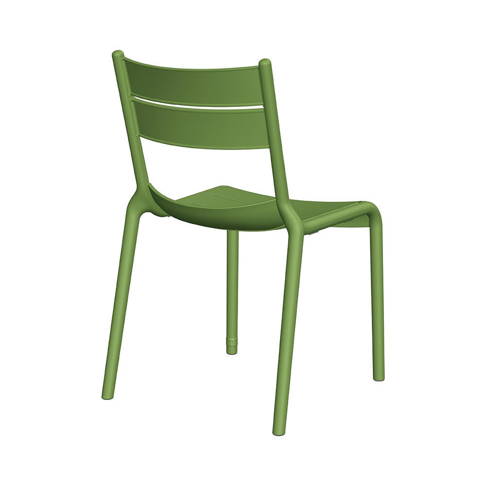 Lagoon Naples Outdoor Dining Chair (Set of 2), Olive Green, large