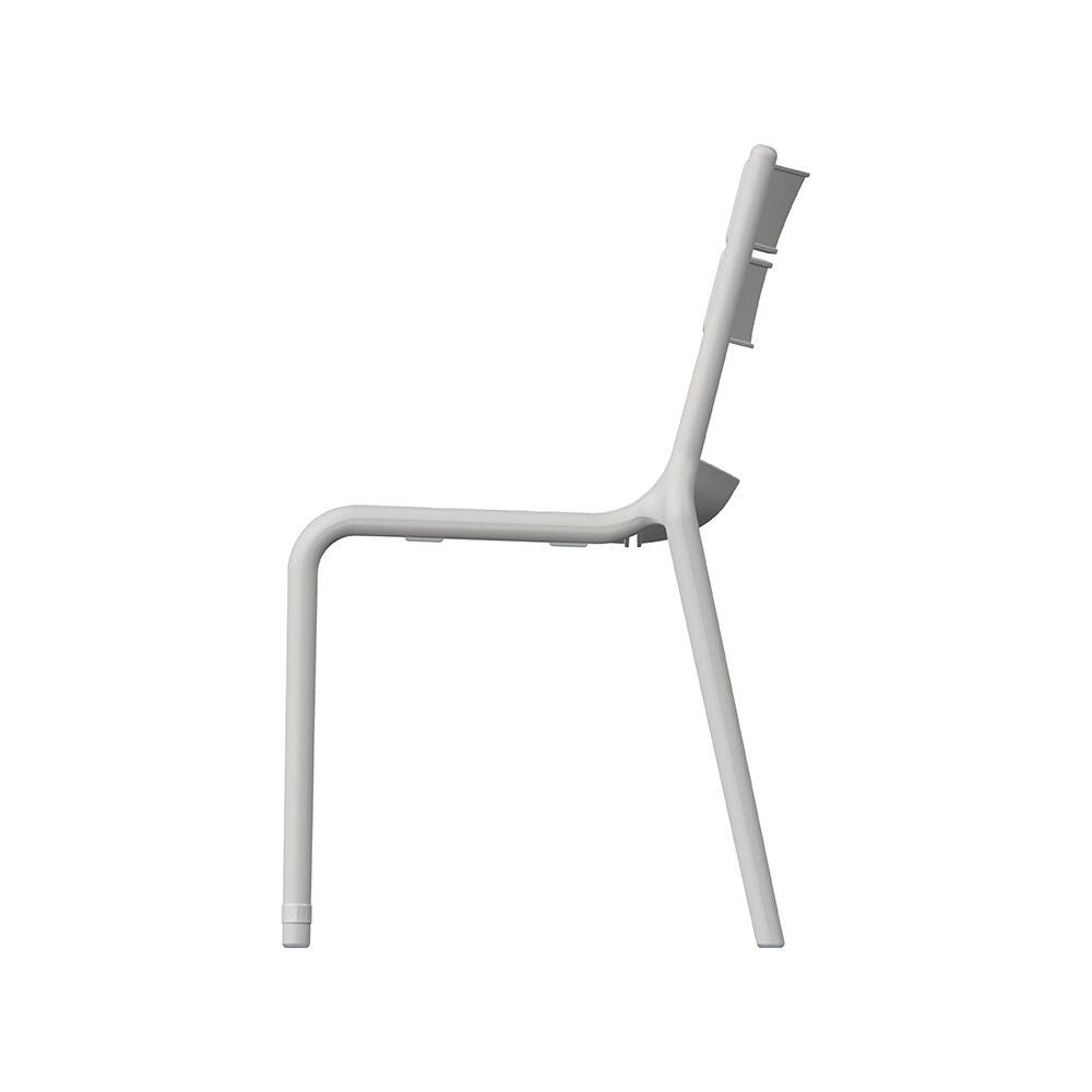 Lagoon Naples Outdoor Dining Chair (Set of 2), Cold Gray, large