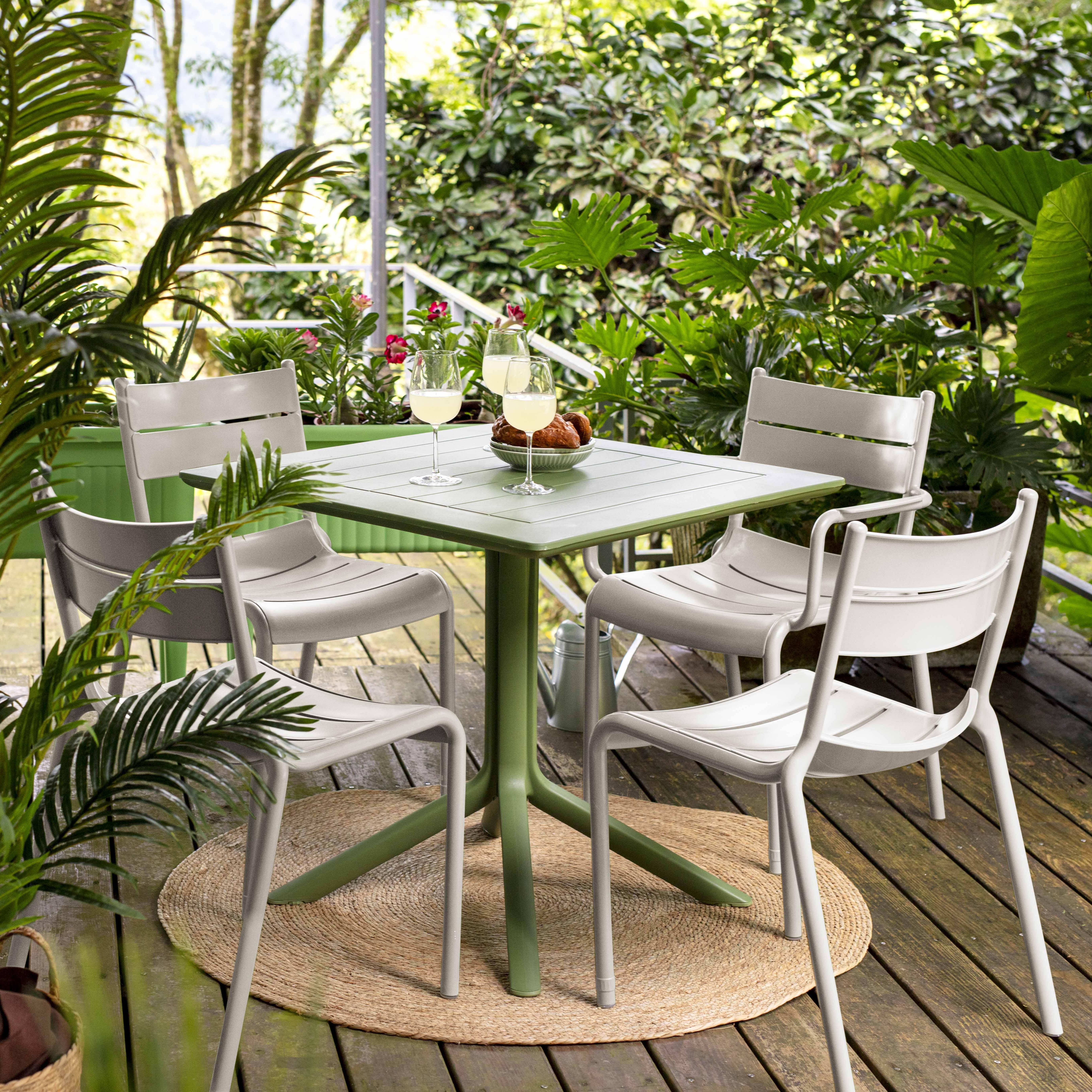 Lagoon Naples Outdoor Dining Chair (Set of 2), Taupe, large