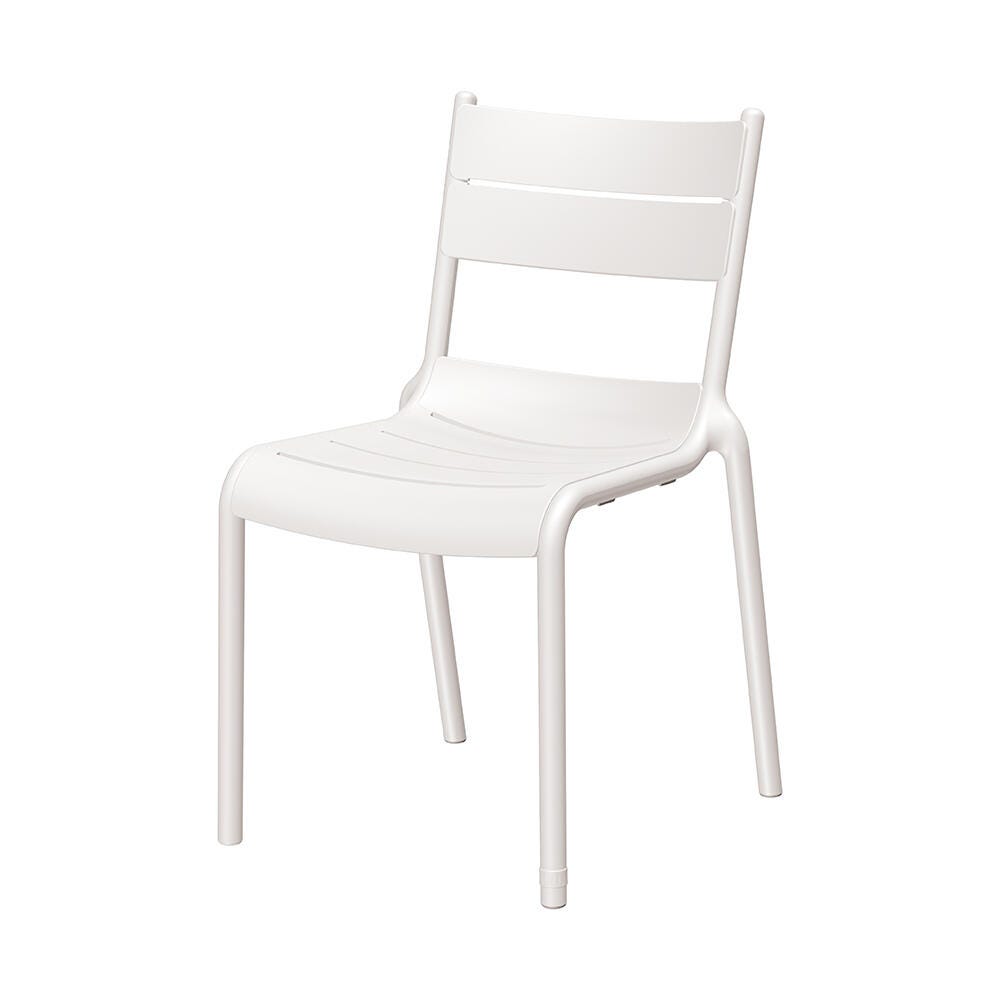 Lagoon Naples Outdoor Dining Chair (Set of 2), White, large