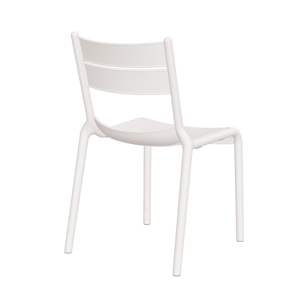 Lagoon Naples Outdoor Dining Chair (Set of 2), White, large