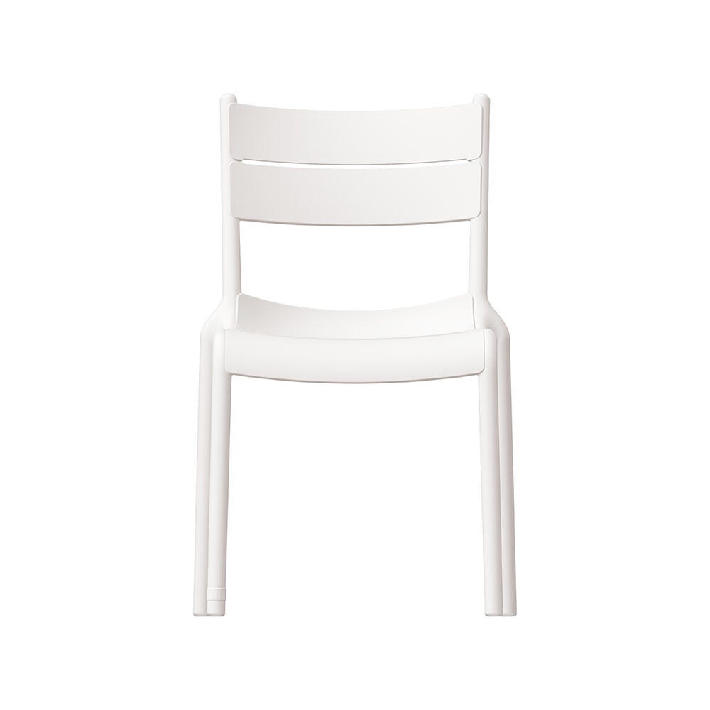 Lagoon Naples Outdoor Dining Chair (Set of 2), White, large