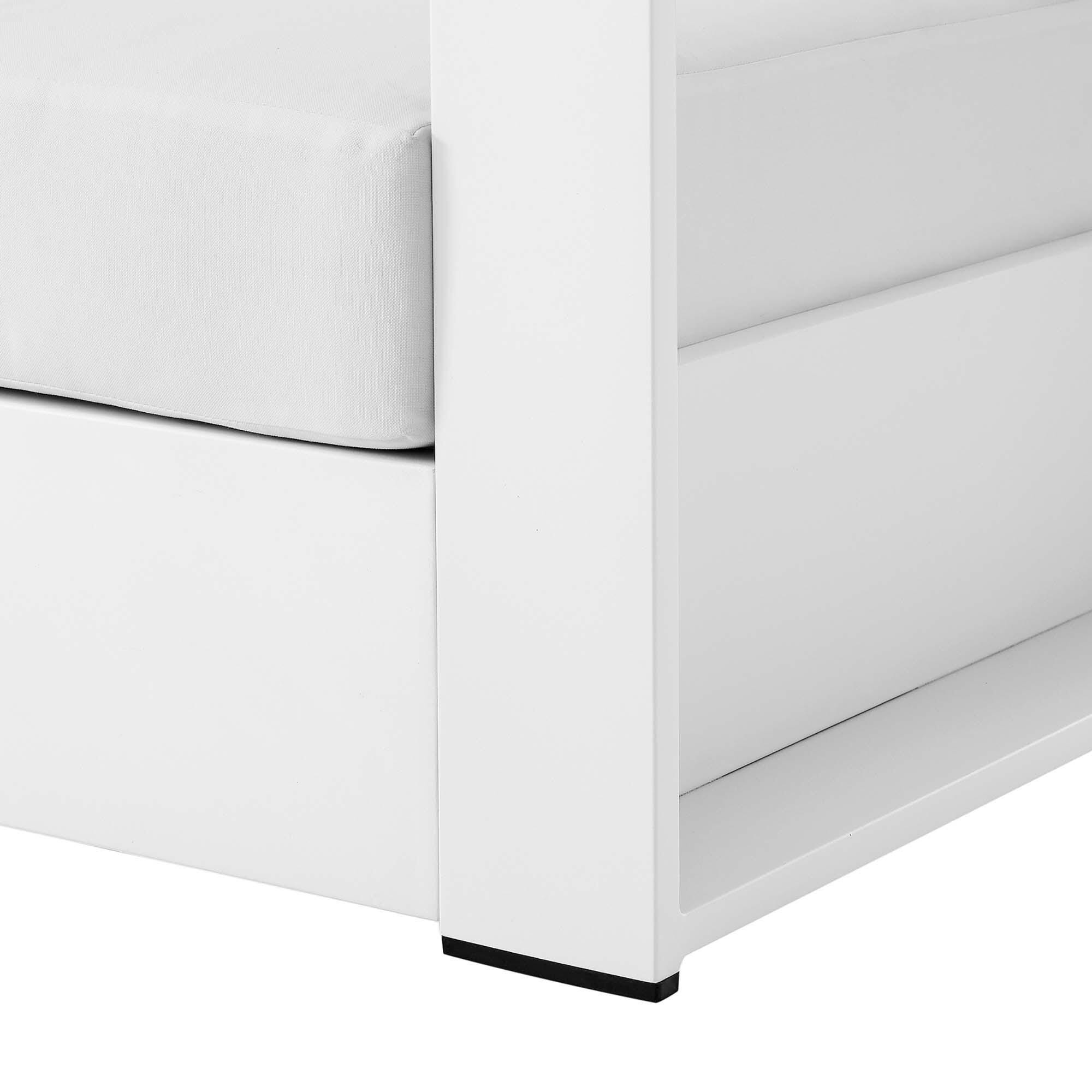 Modway Tahoe Outdoor Armchair, White, large