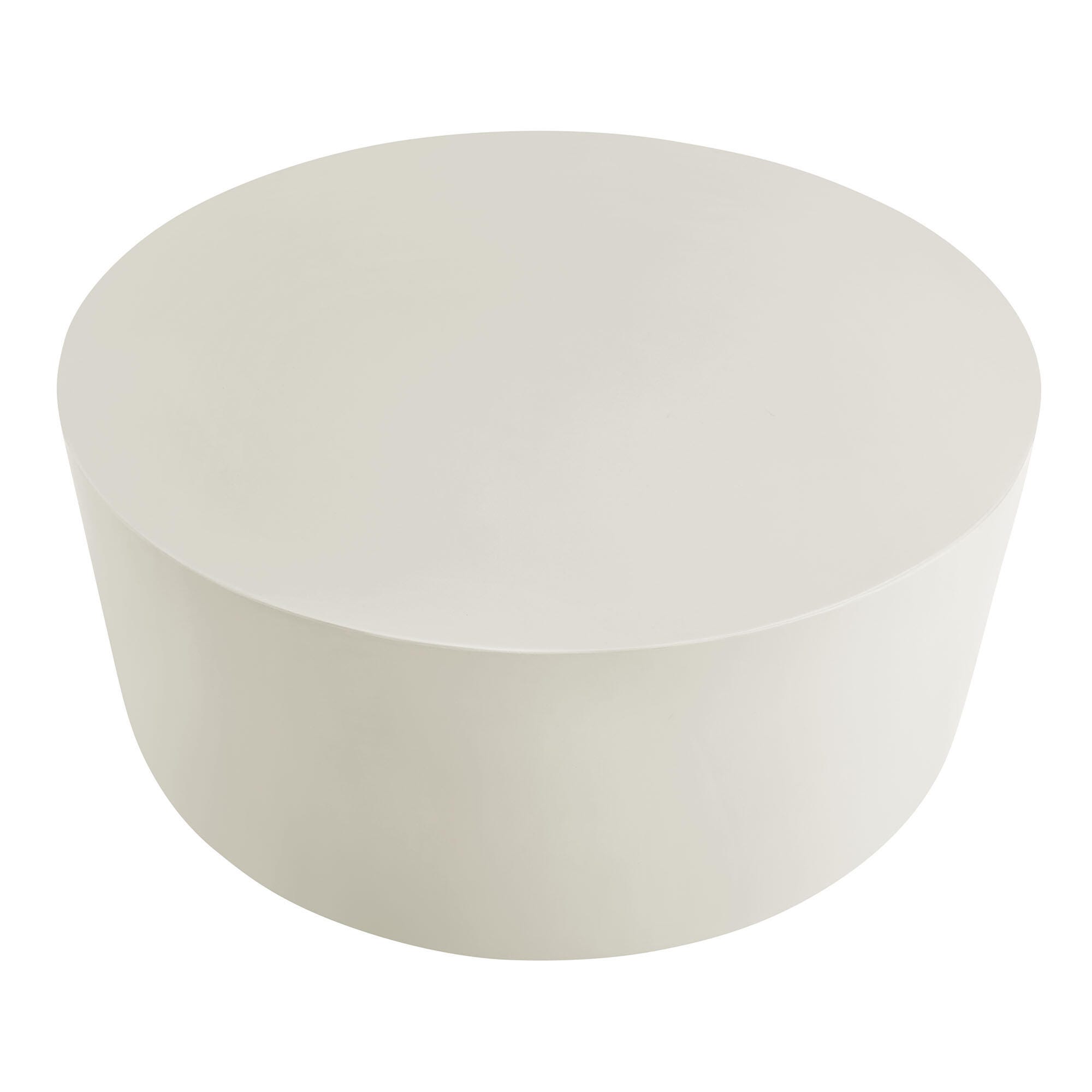 Modway Brion Outdoor Coffee Table, White, large