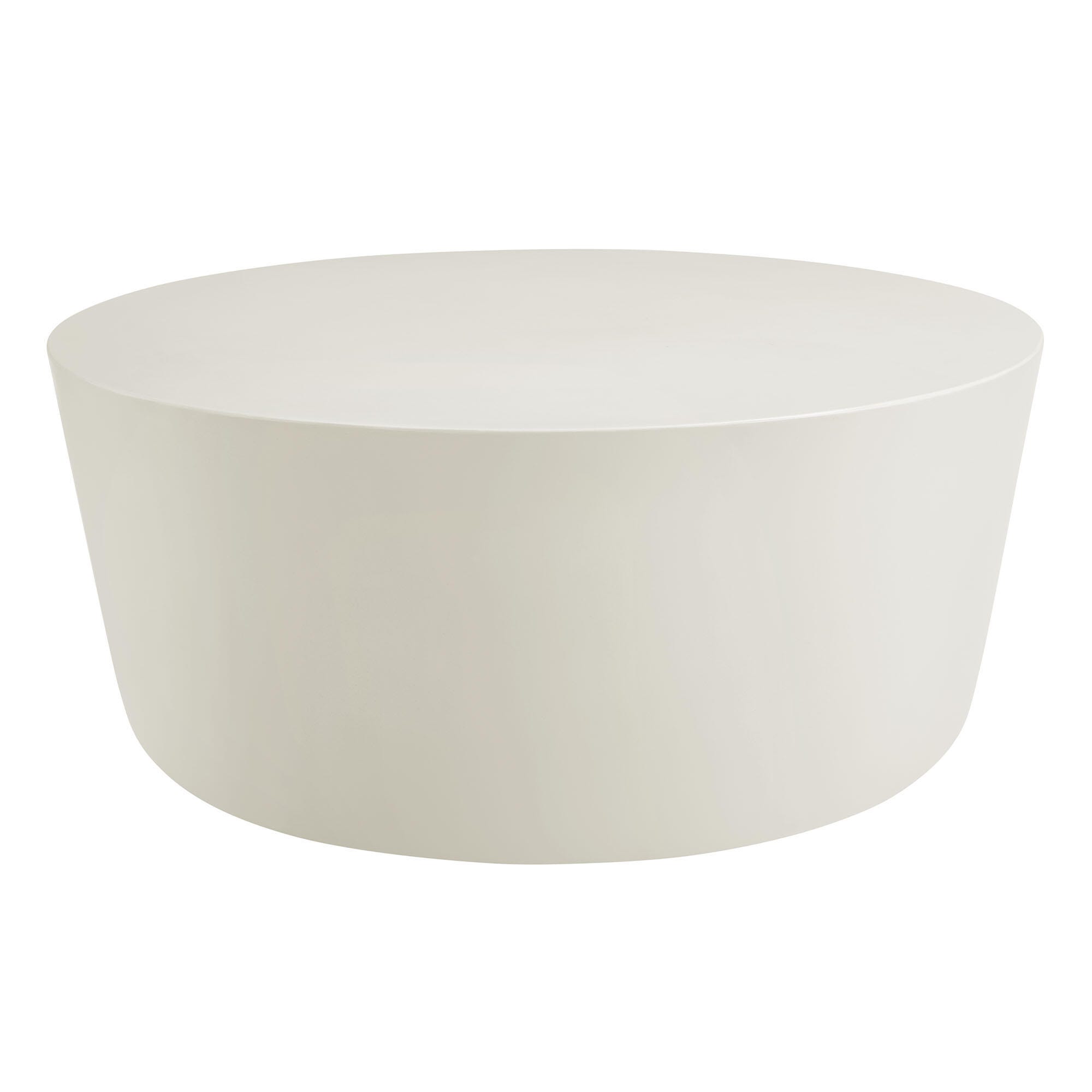 Modway Brion Outdoor Coffee Table, White, large