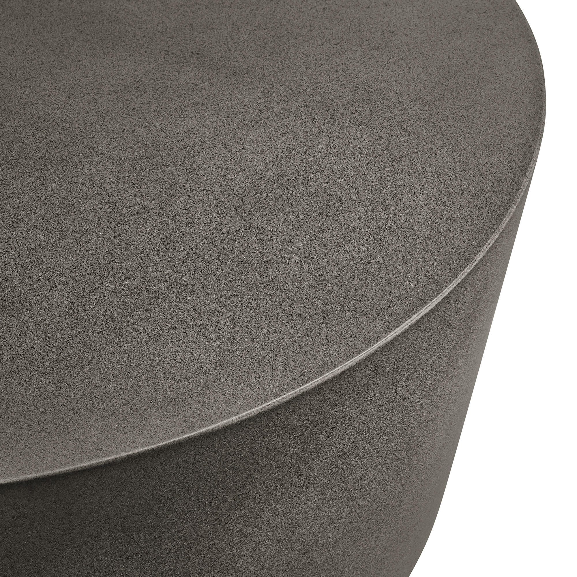 Modway Brion Outdoor Coffee Table, Gray, large