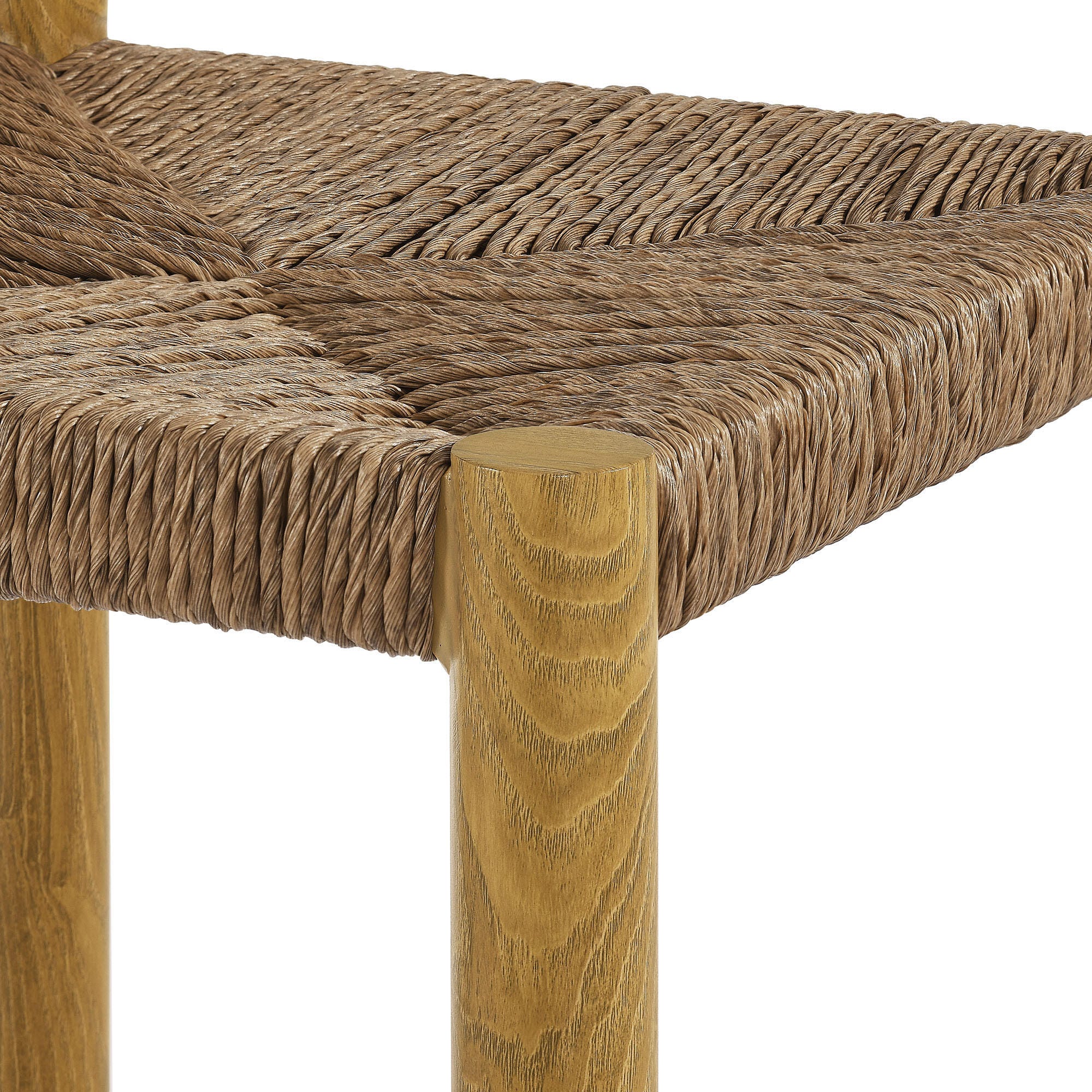 Modway Parkland Outdoor Bar Stool (Set of 2), Natural, large