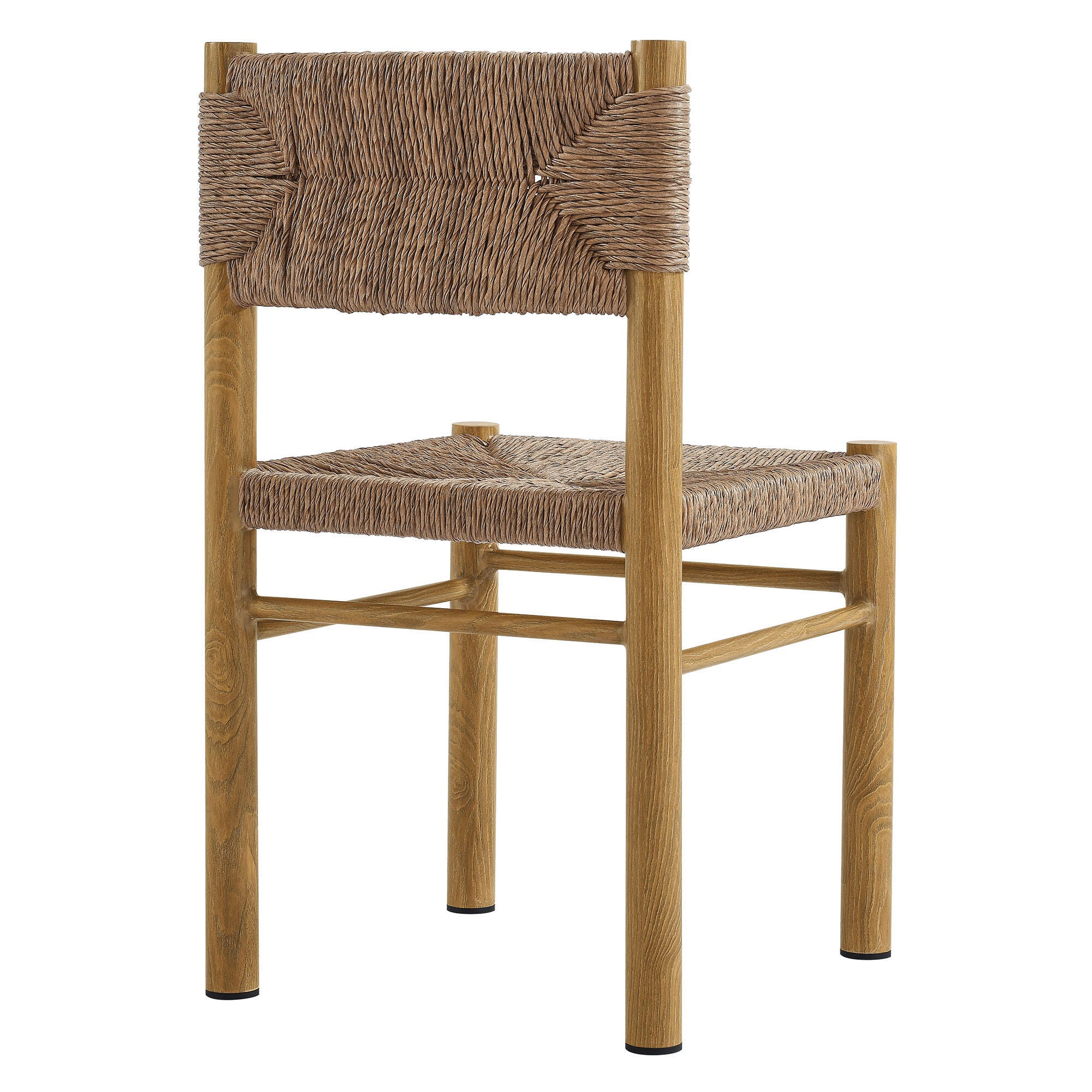 Modway Parkland Outdoor Dining Chair (Set of 2), Natural, large