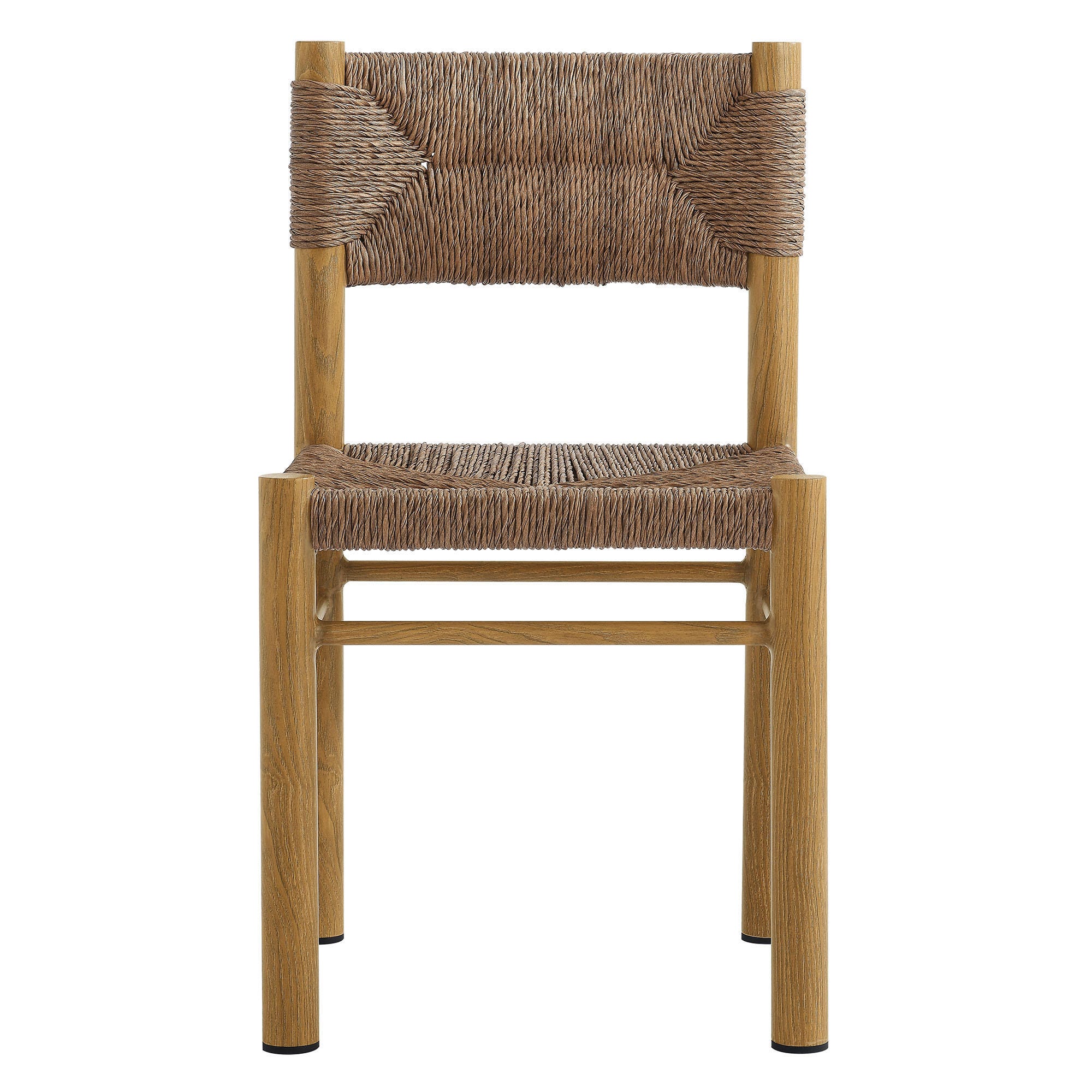 Modway Parkland Outdoor Dining Chair (Set of 2), Natural, large