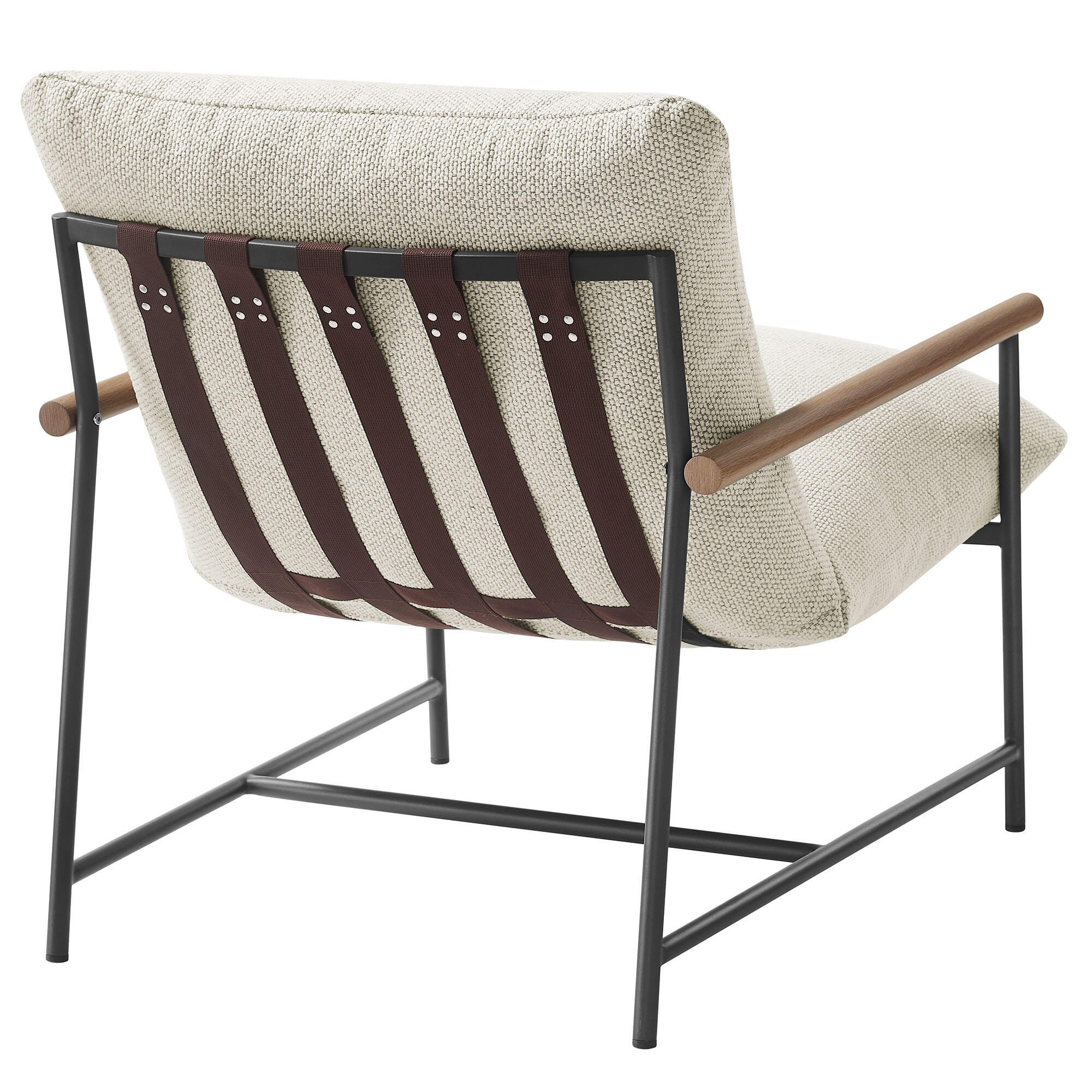 Modway Raya Outdoor Lounge Chair, Ivory, large