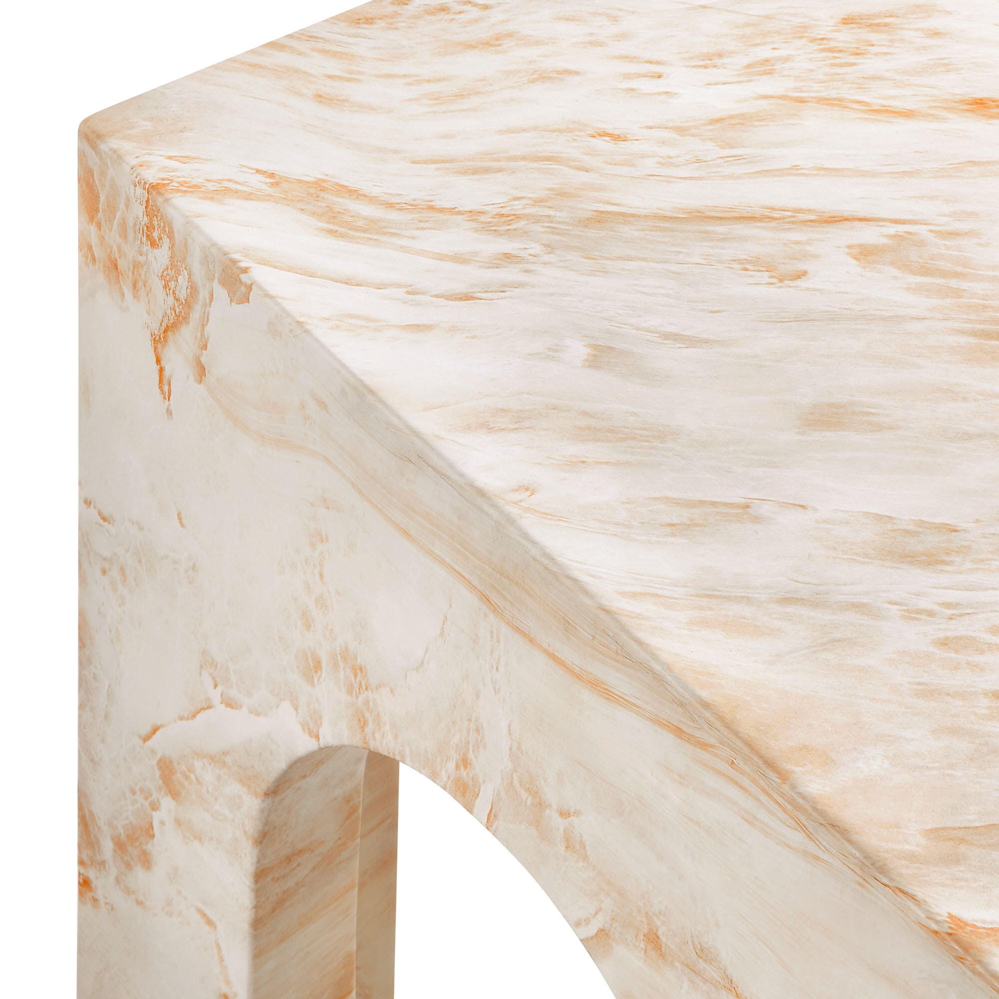 Modway Valen Outdoor Side Table, Honey, large