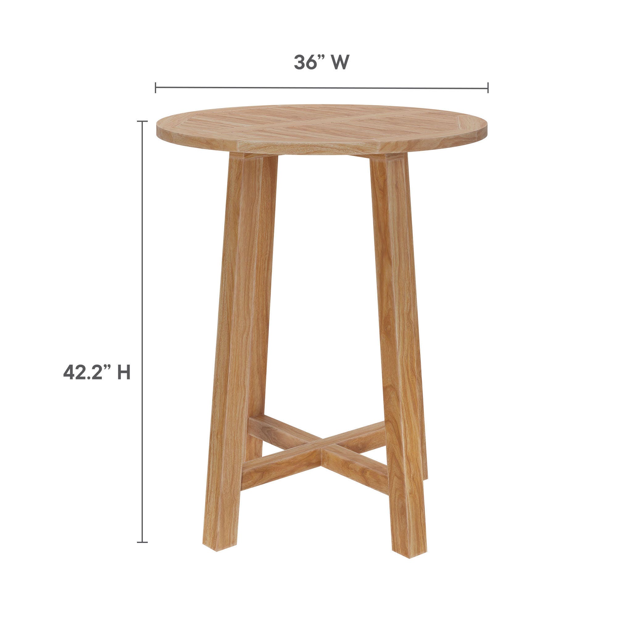 Modway Wellspring Outdoor Bar Table, , large