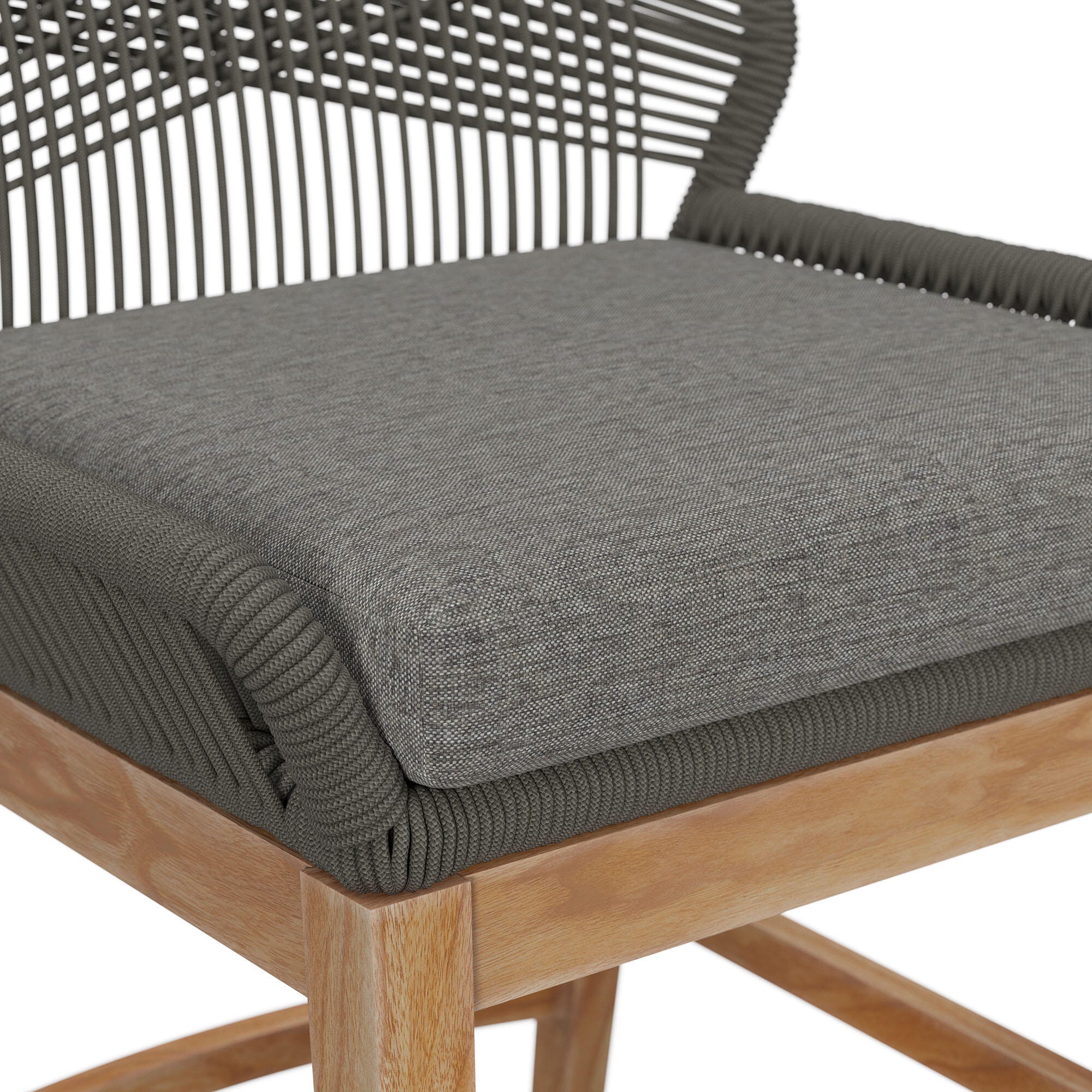 Modway Wellspring Outdoor Counter Stool, Gray, large