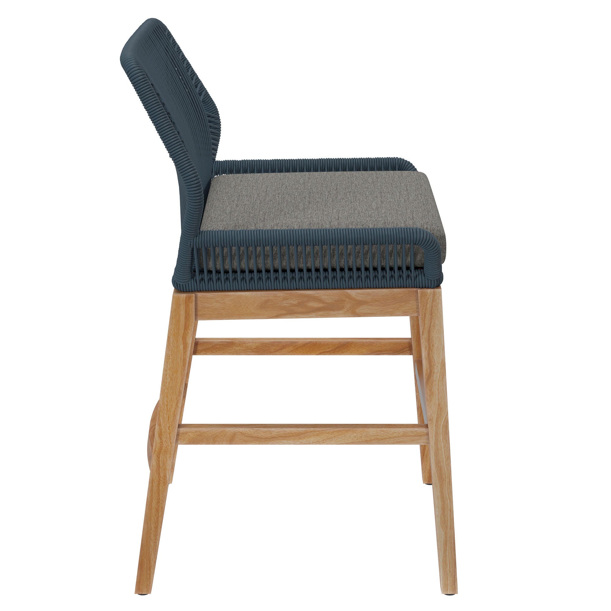Modway Wellspring Outdoor Counter Stool, Blue, large