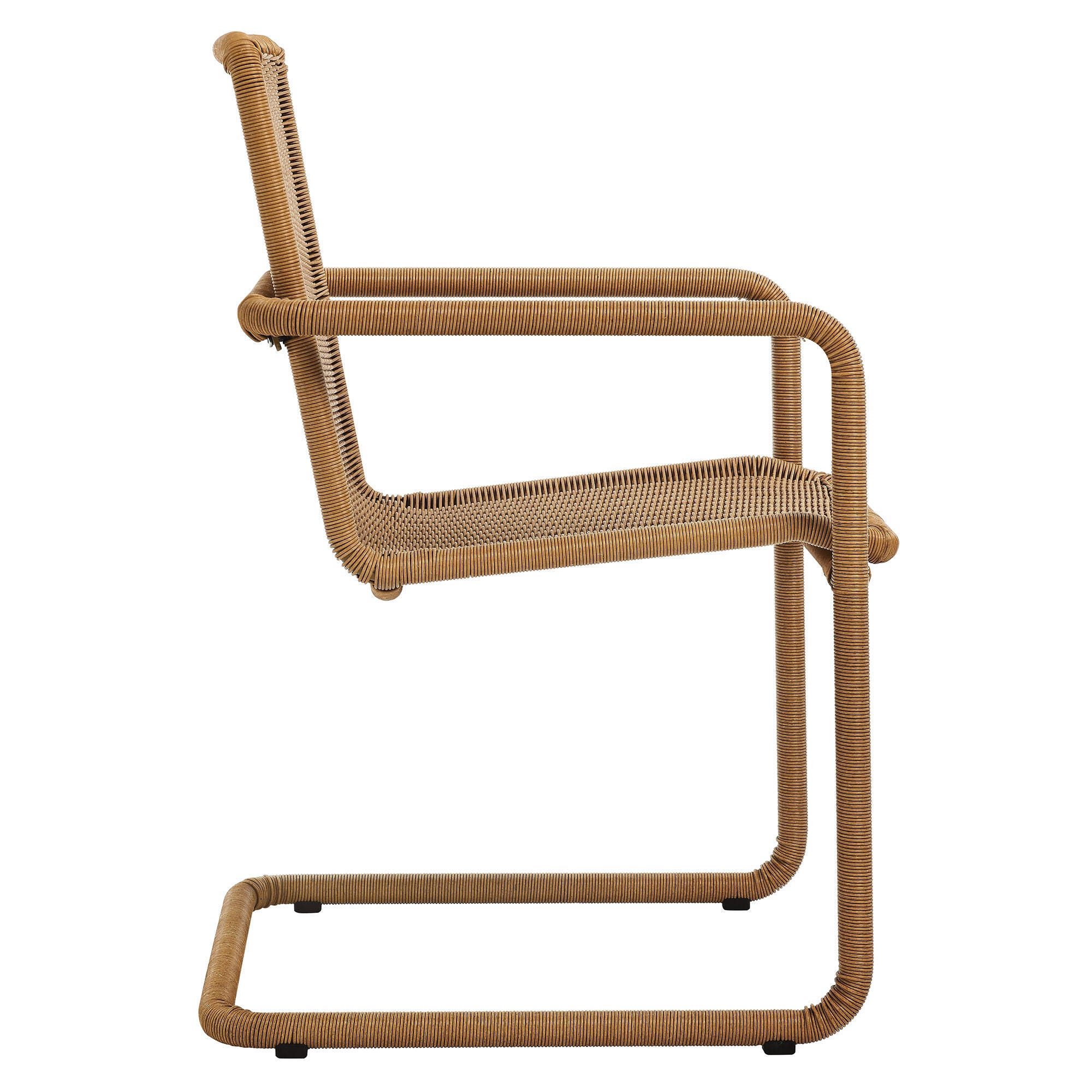 Modway Abacus Outdoor Dining Chair (Set of 2), Natural, large