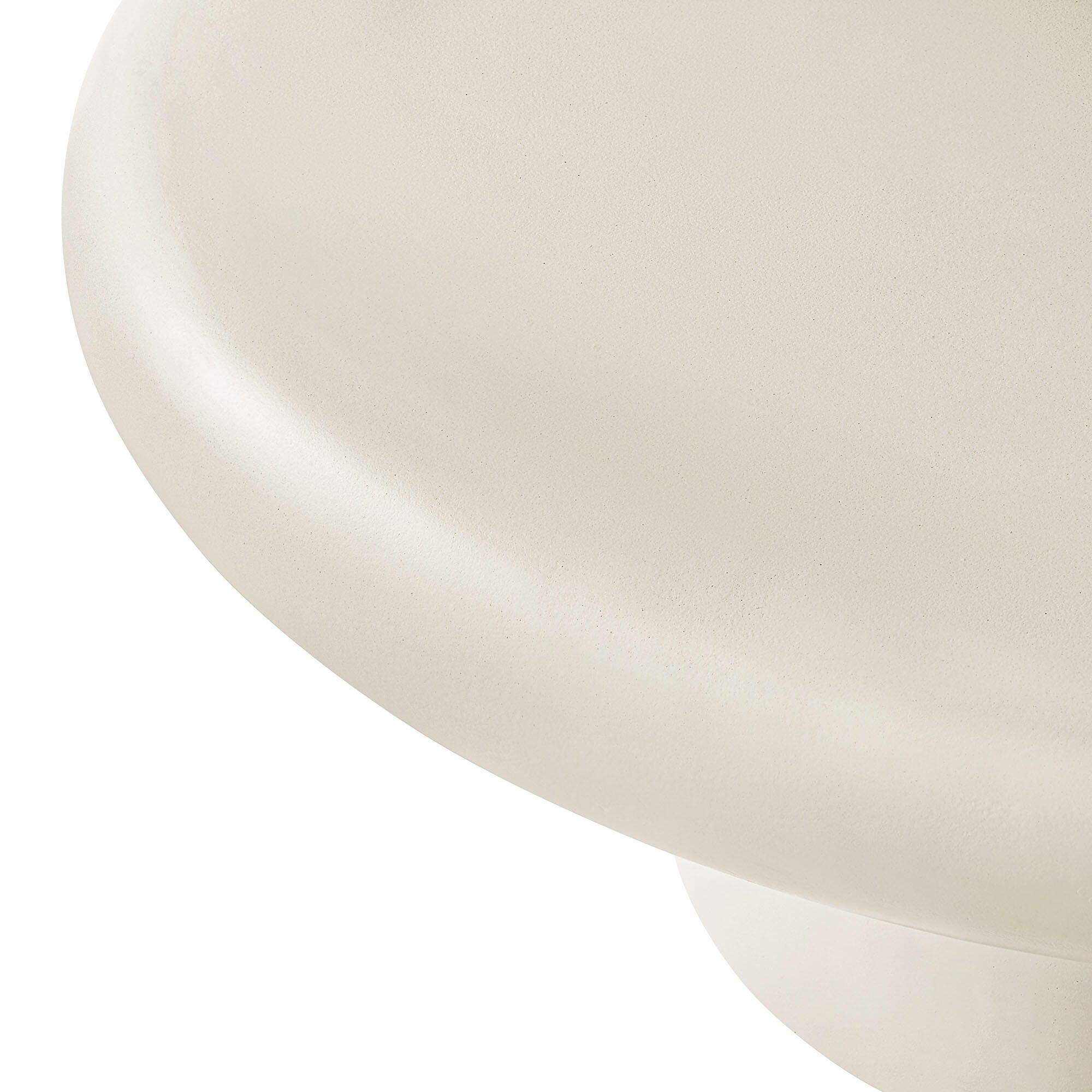 Modway Argos Outdoor Coffee Table, White, large