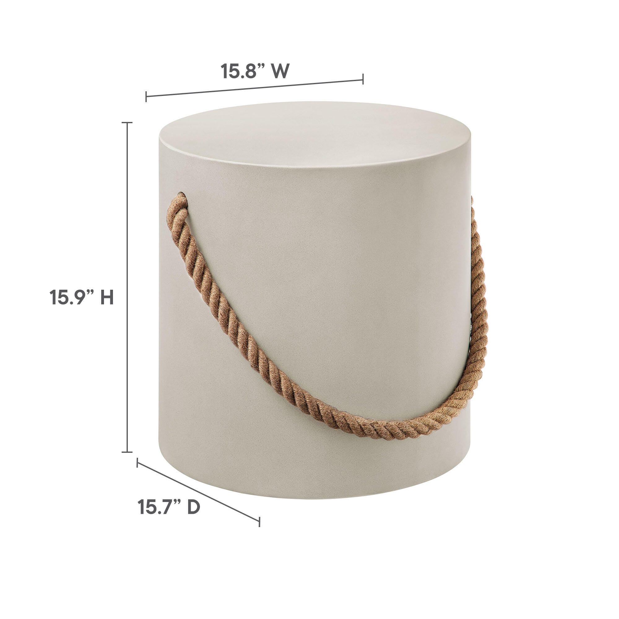 Modway Isera Outdoor Stool, , large