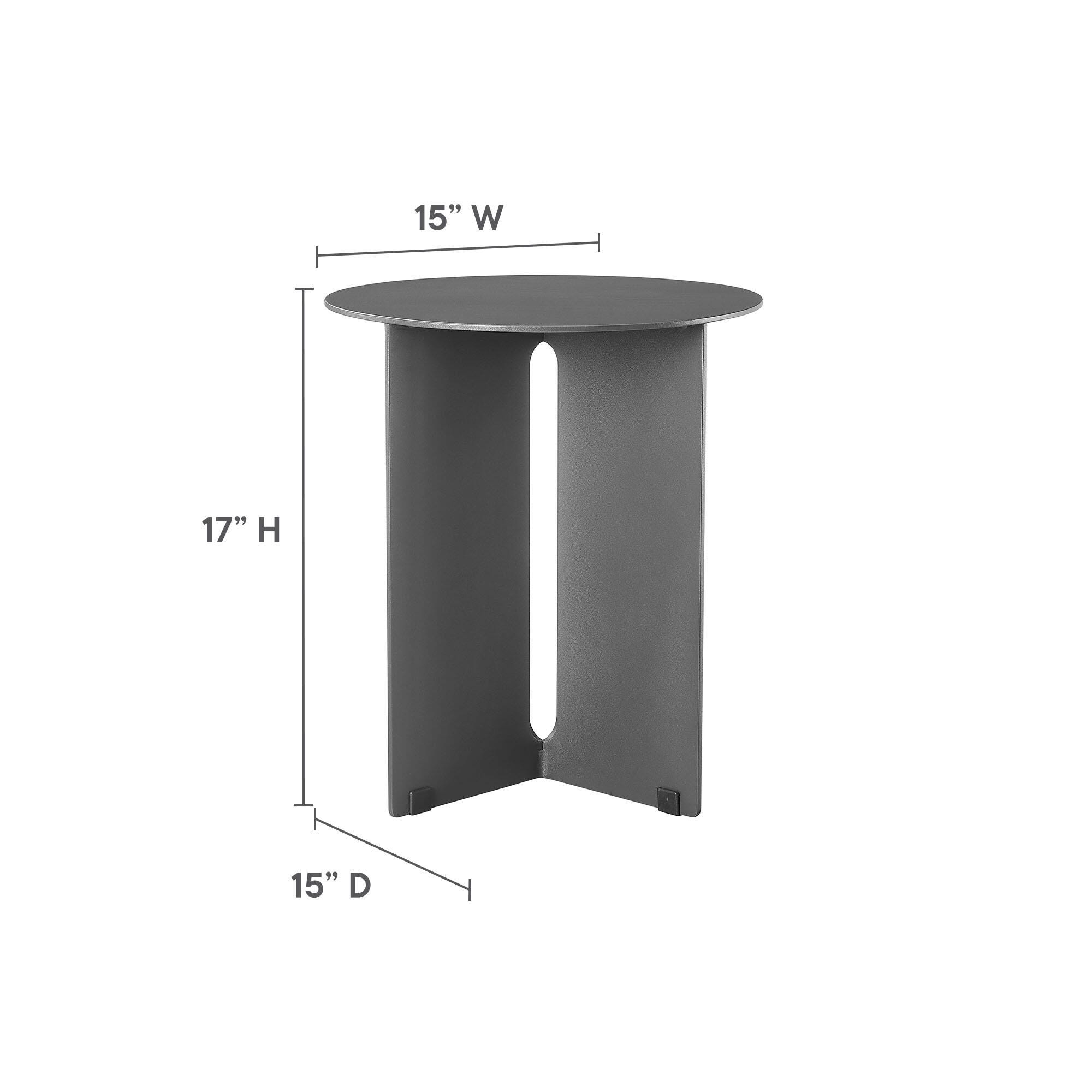 Modway Tecton Outdoor Side Table, , large