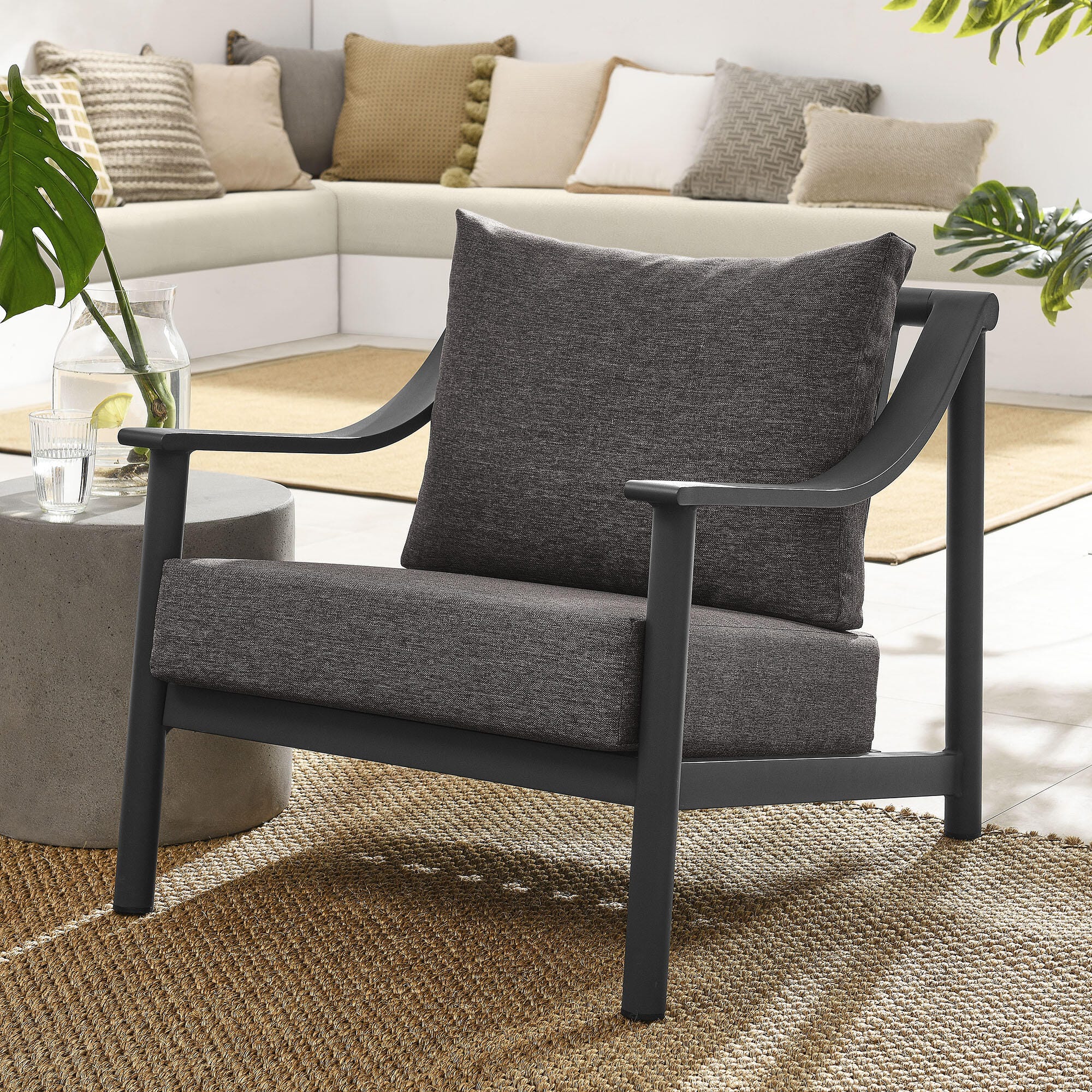 Modway Terrace Outdoor Lounge Chair, , rollover