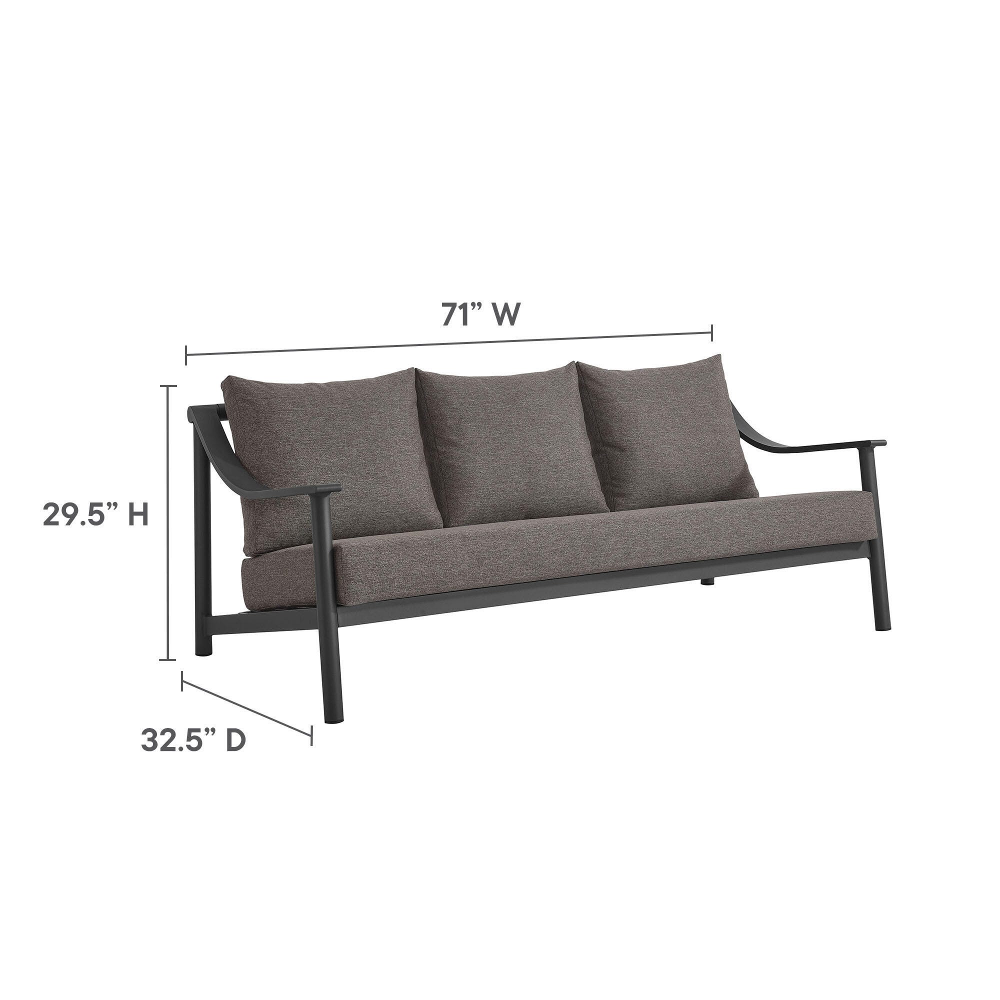 Modway Terrace Outdoor Sofa, , large