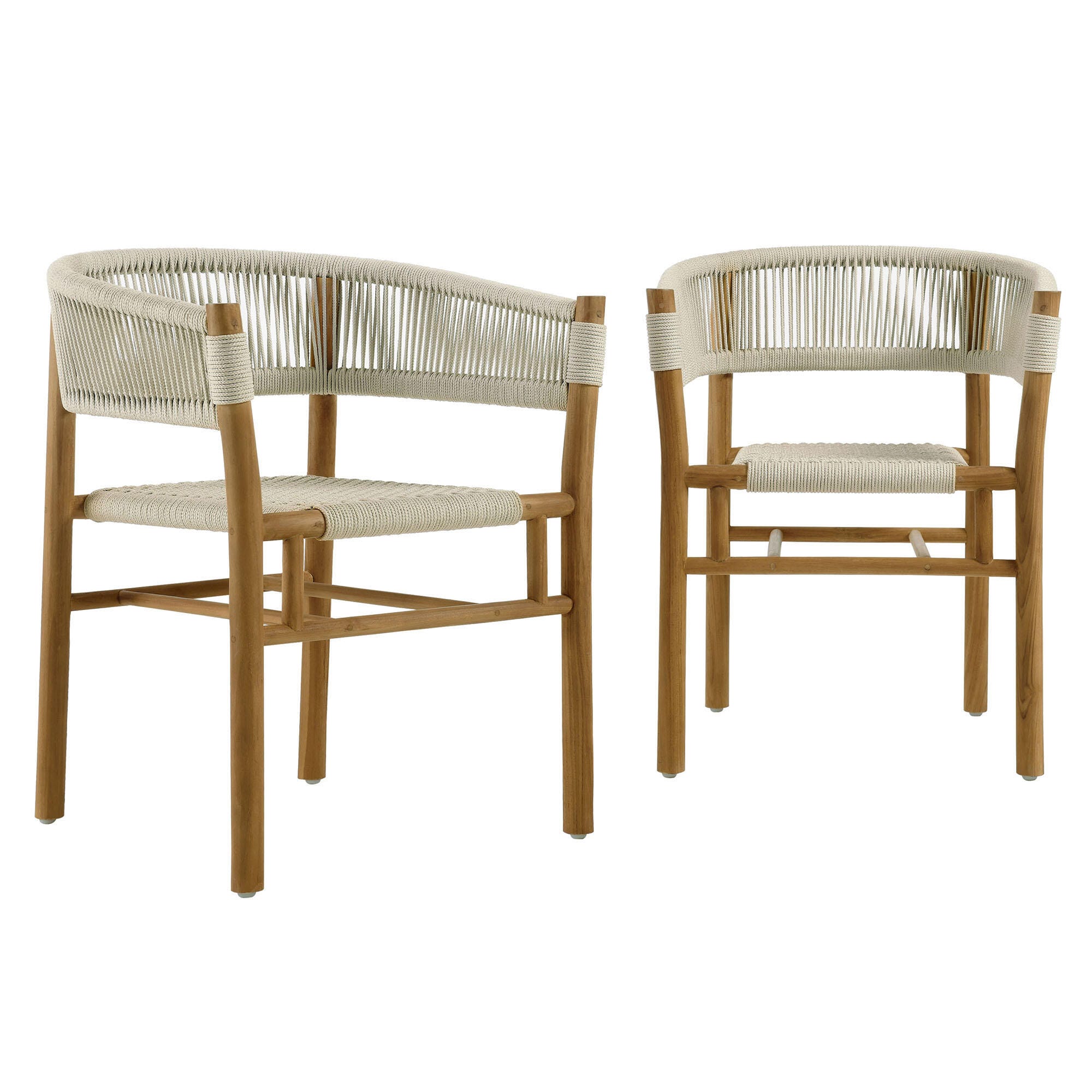 Modway Vienna Outdoor Dining Armchair (Set of 2), , large