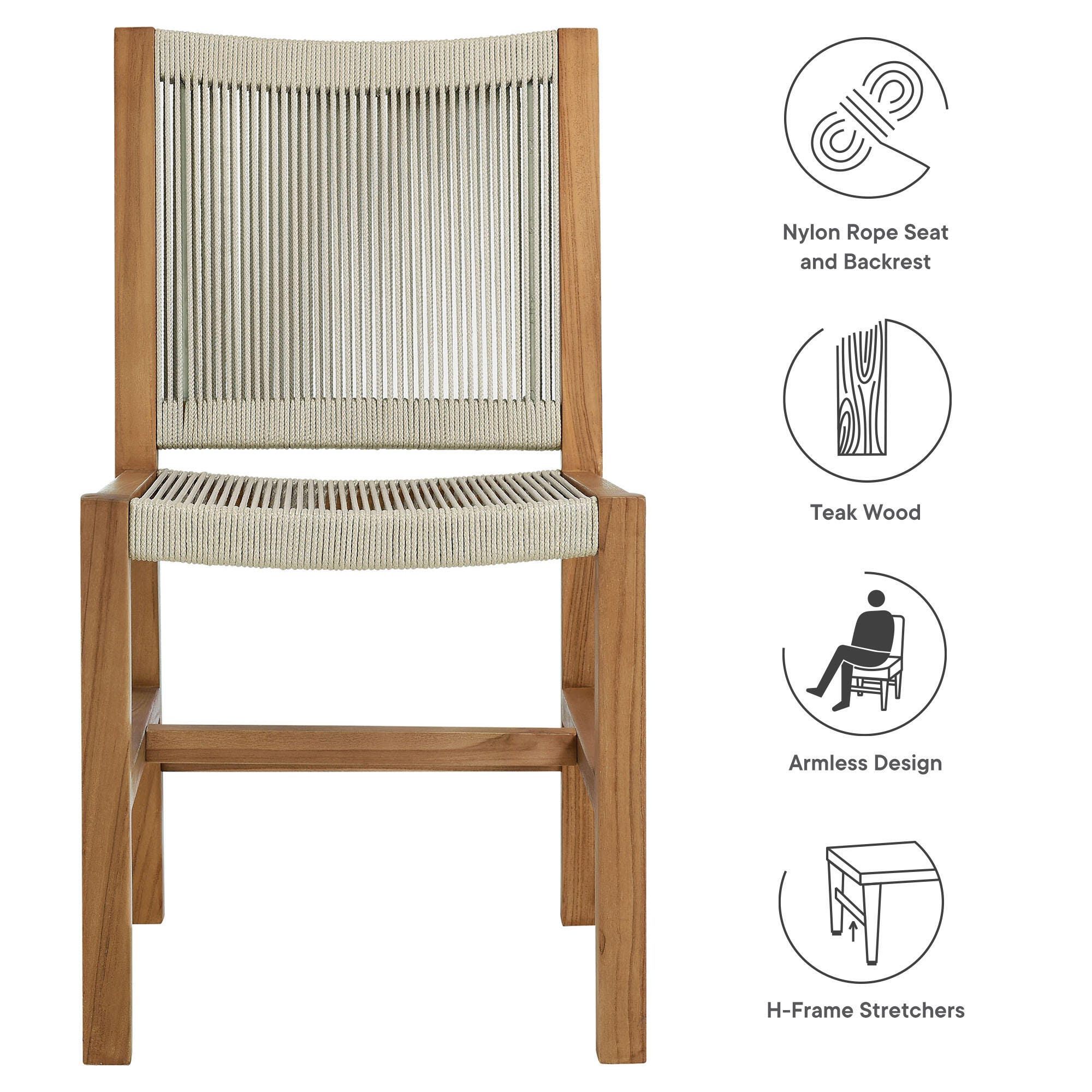 Modway Vienna Outdoor Dining Chair (Set of 2), , large