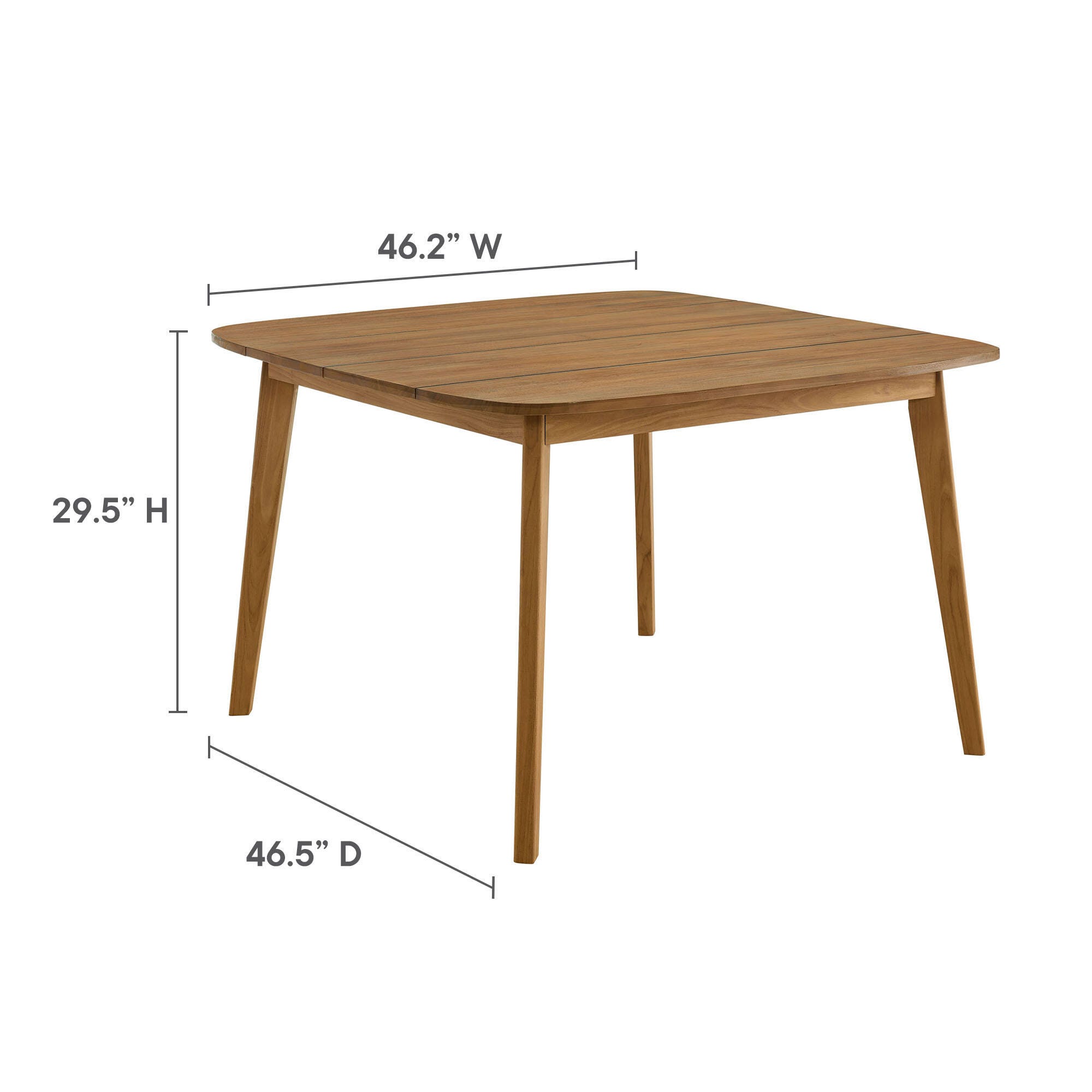 Modway Vienna Outdoor Dining Table, , large