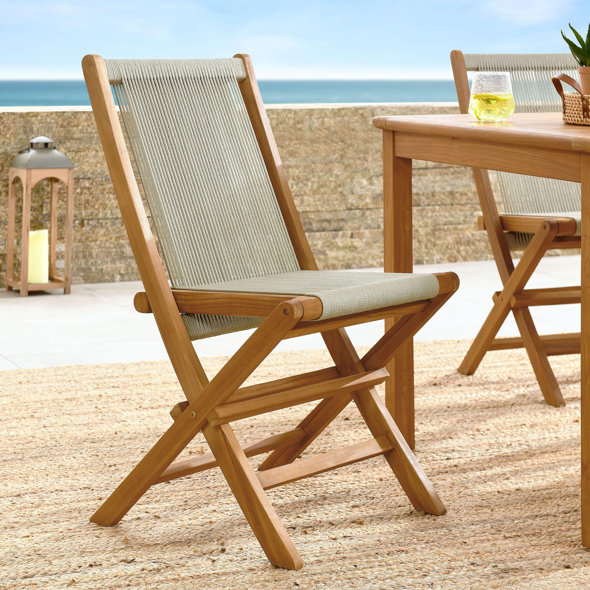 Modway Vienna Outdoor Folding Chair (Set of 4), , rollover
