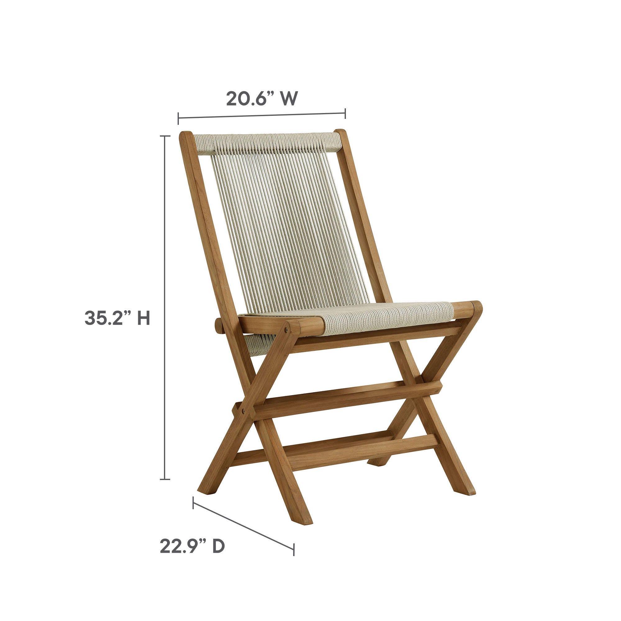 Modway Vienna Outdoor Folding Chair (Set of 4), , large