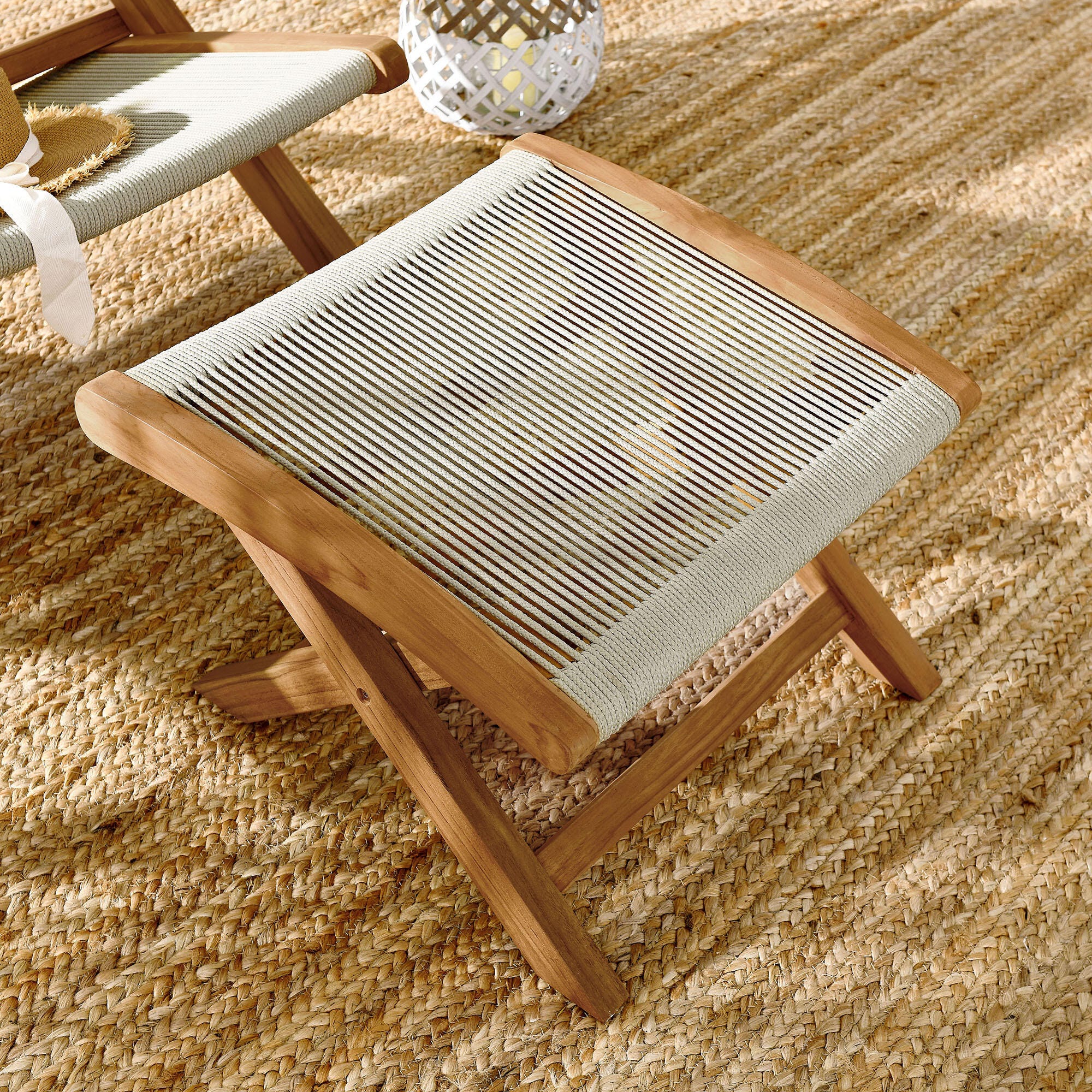 Modway Vienna Outdoor Folding Ottoman, , large