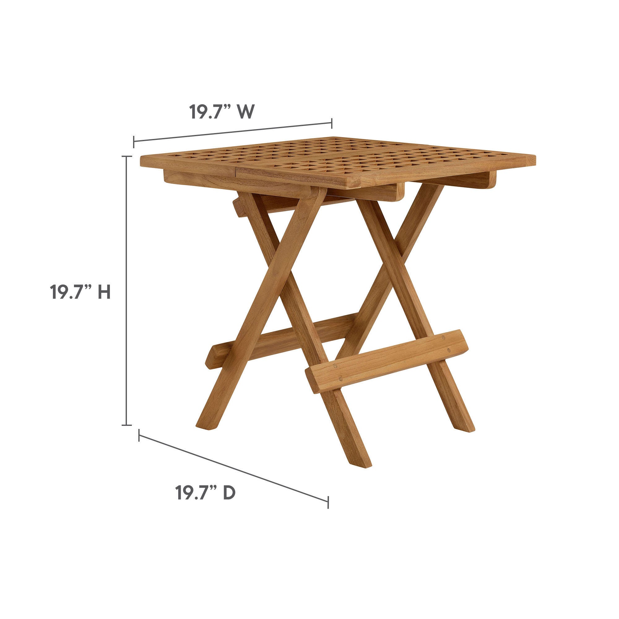 Modway Vienna Outdoor Side Table, , large