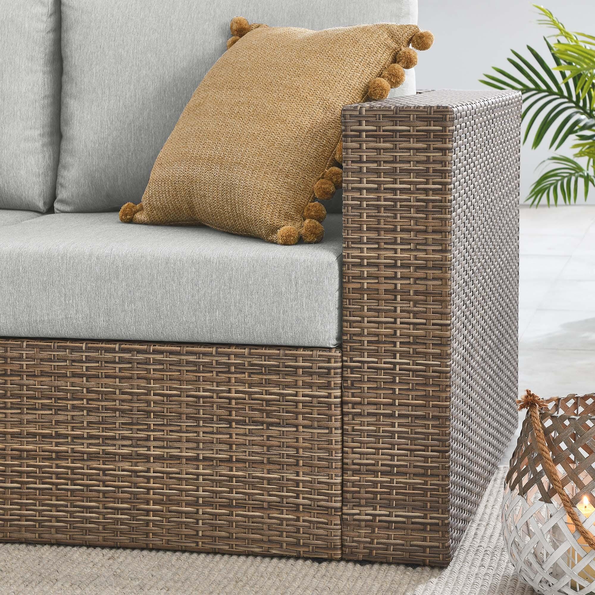 Modway Convene Outdoor Loveseat, , large