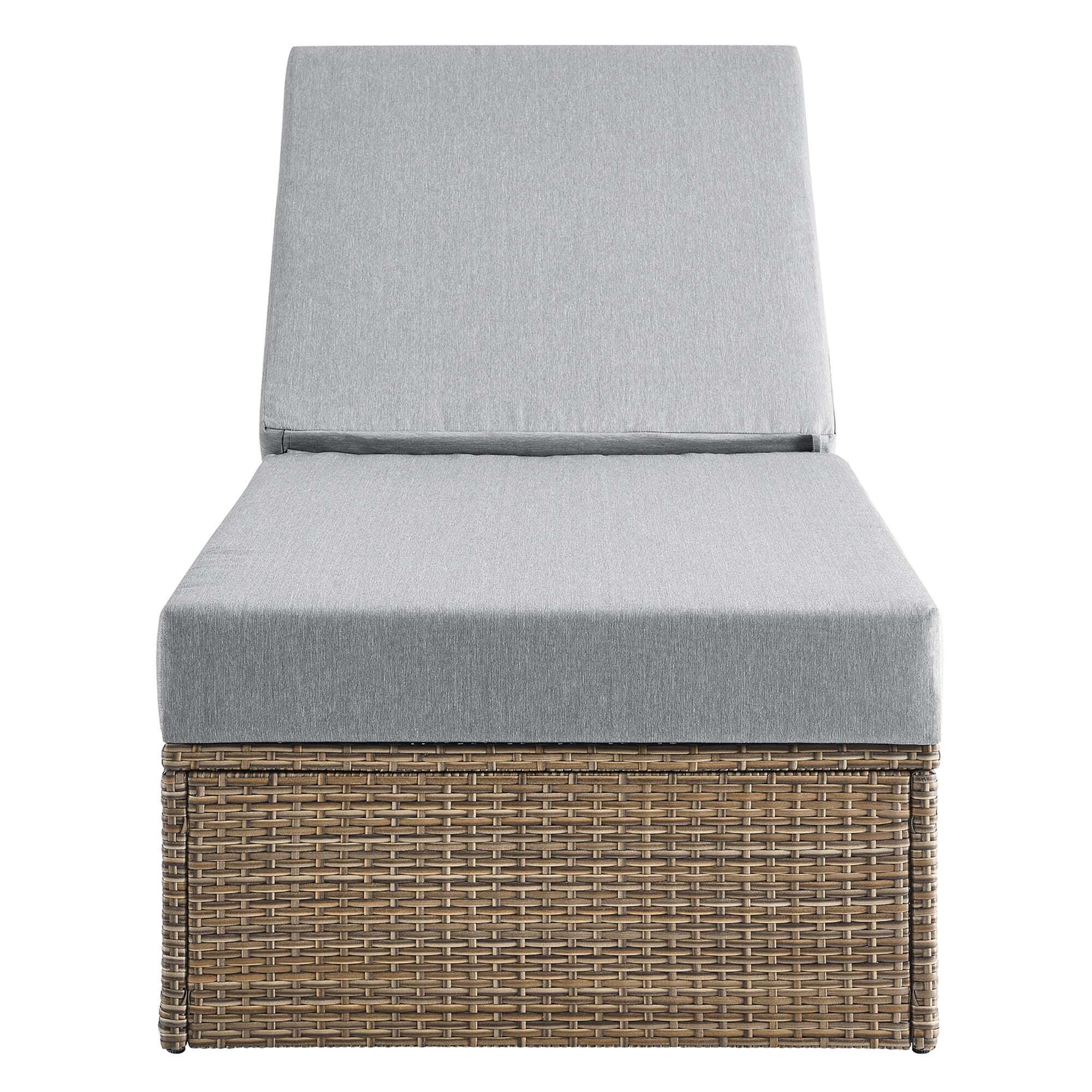 Modway Convene Outdoor Chaise Lounge, , large