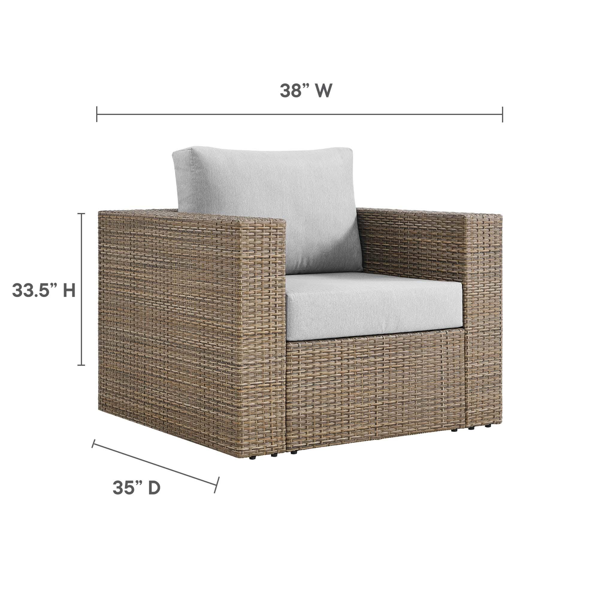 Modway Convene Outdoor Armchair, , large