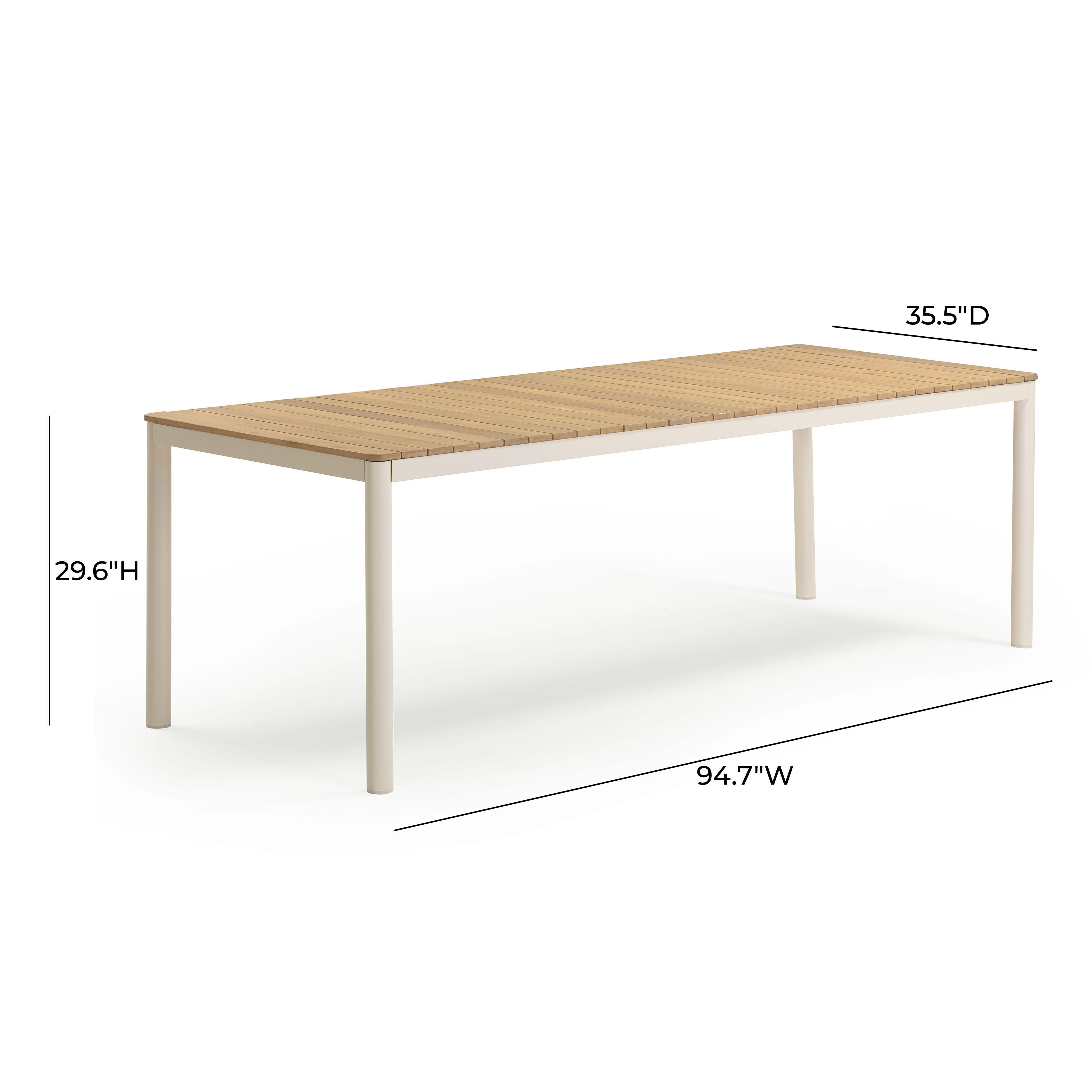 TOV Furniture Sardinia Outdoor Dining Table, , large