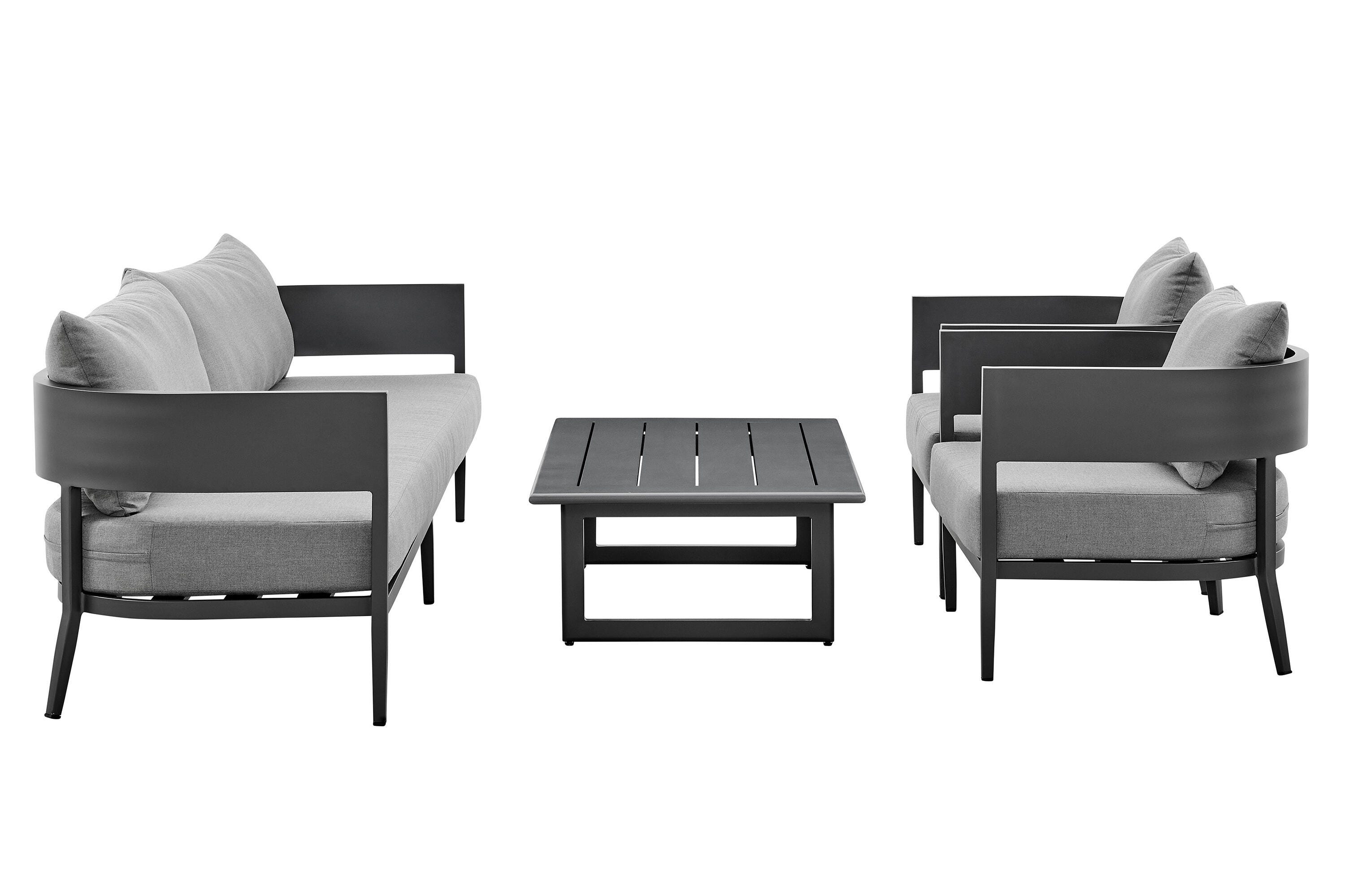 Armen Living Menorca Outdoor Sofa, , large