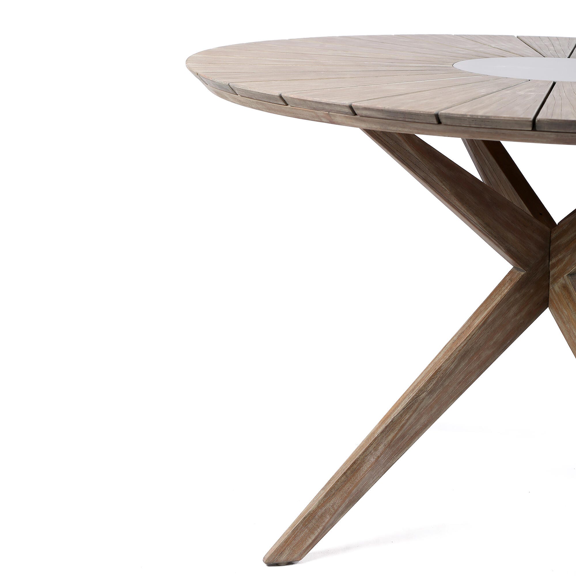 Armen Living Oasis Outdoor Dining Table, , large